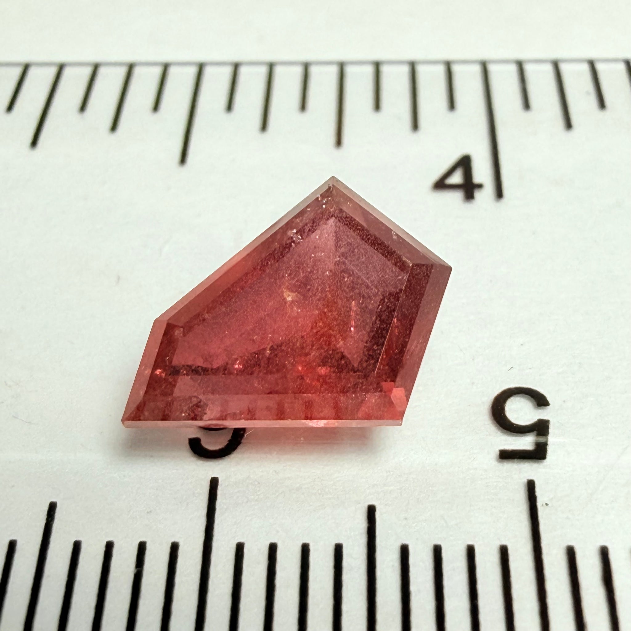 Sapphire, Fancy Freeform Cut, Turn It Around And It’s  A Tablet Cut, Use Either Side, 3.17ct, Umba Valley, Tanzania, Untreated Unheated
