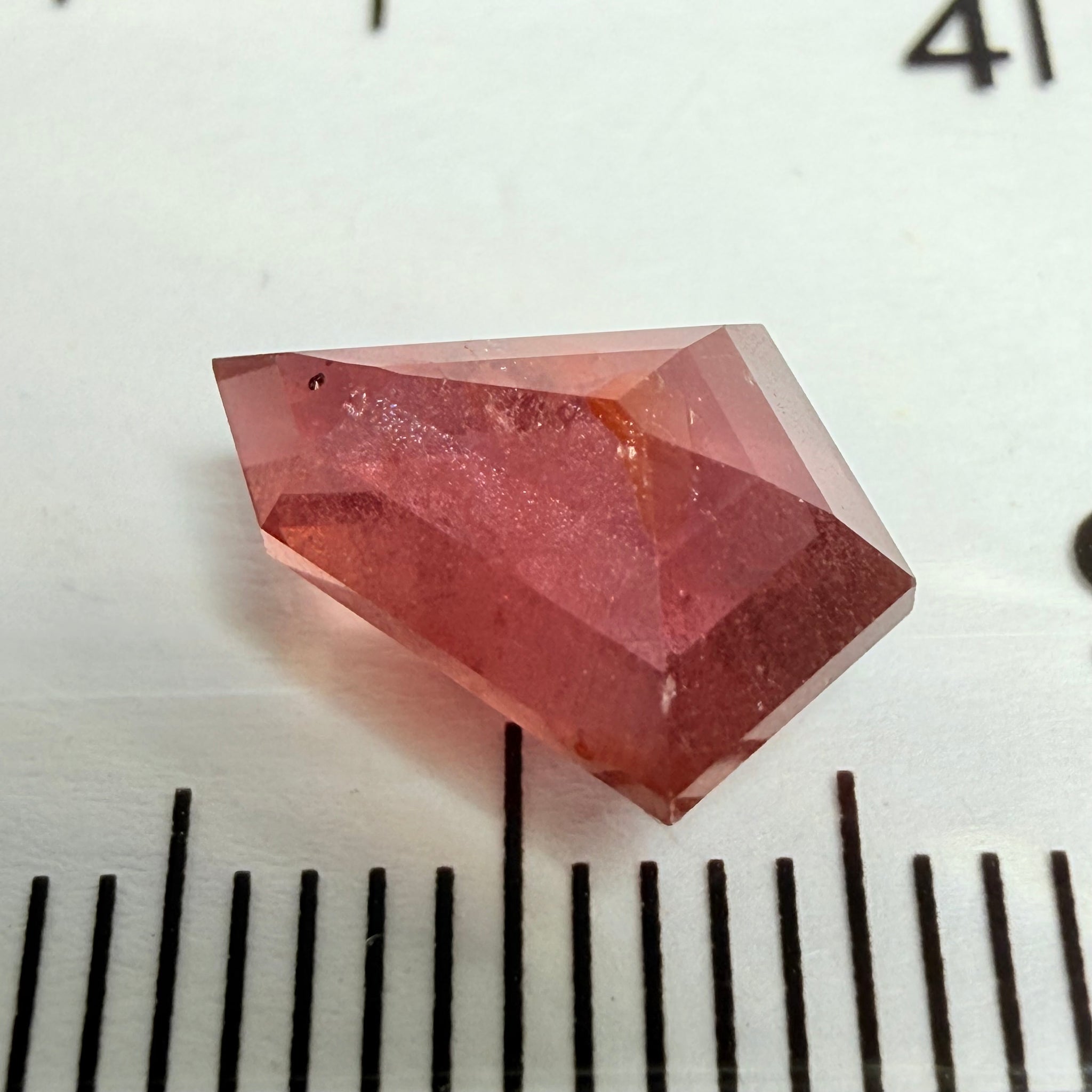 Sapphire, Fancy Freeform Cut, Turn It Around And It’s  A Tablet Cut, Use Either Side, 3.17ct, Umba Valley, Tanzania, Untreated Unheated