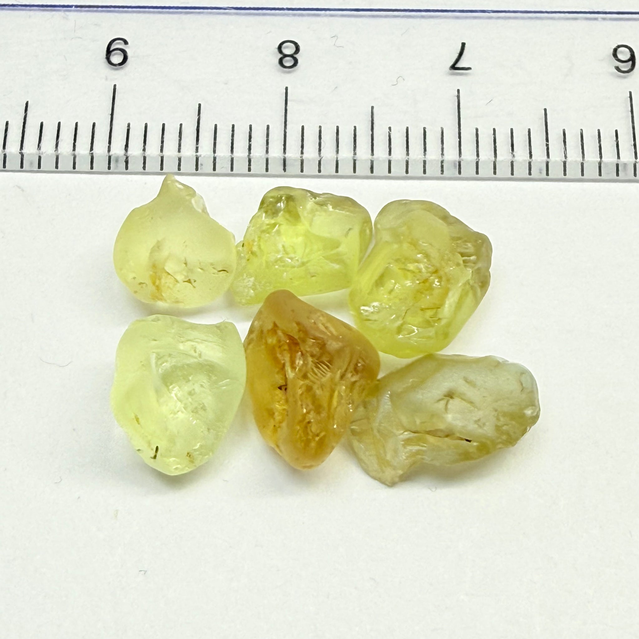 Chrysoberyl Lot, 16.01ct, Tunduru, Tanzania, Untreated Unheated, slightly included to included