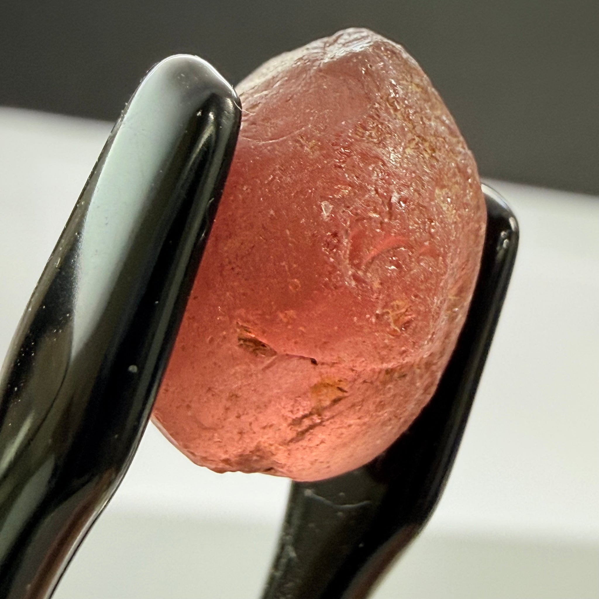 Lindi Garnet, 17.61ct, Lindi, Tanzania, Untreated Unheated, no inclusions, just has a bit of silk inside