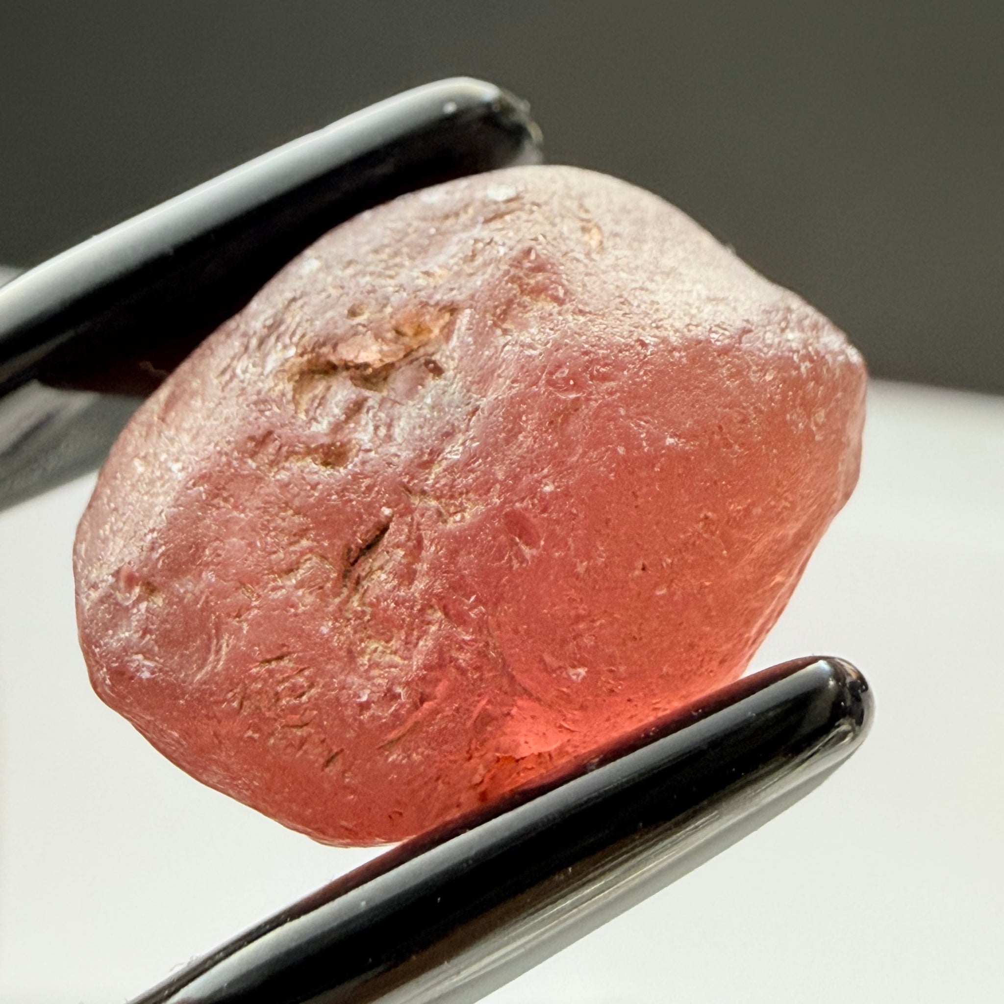 Lindi Garnet, 17.61ct, Lindi, Tanzania, Untreated Unheated, no inclusions, just has a bit of silk inside