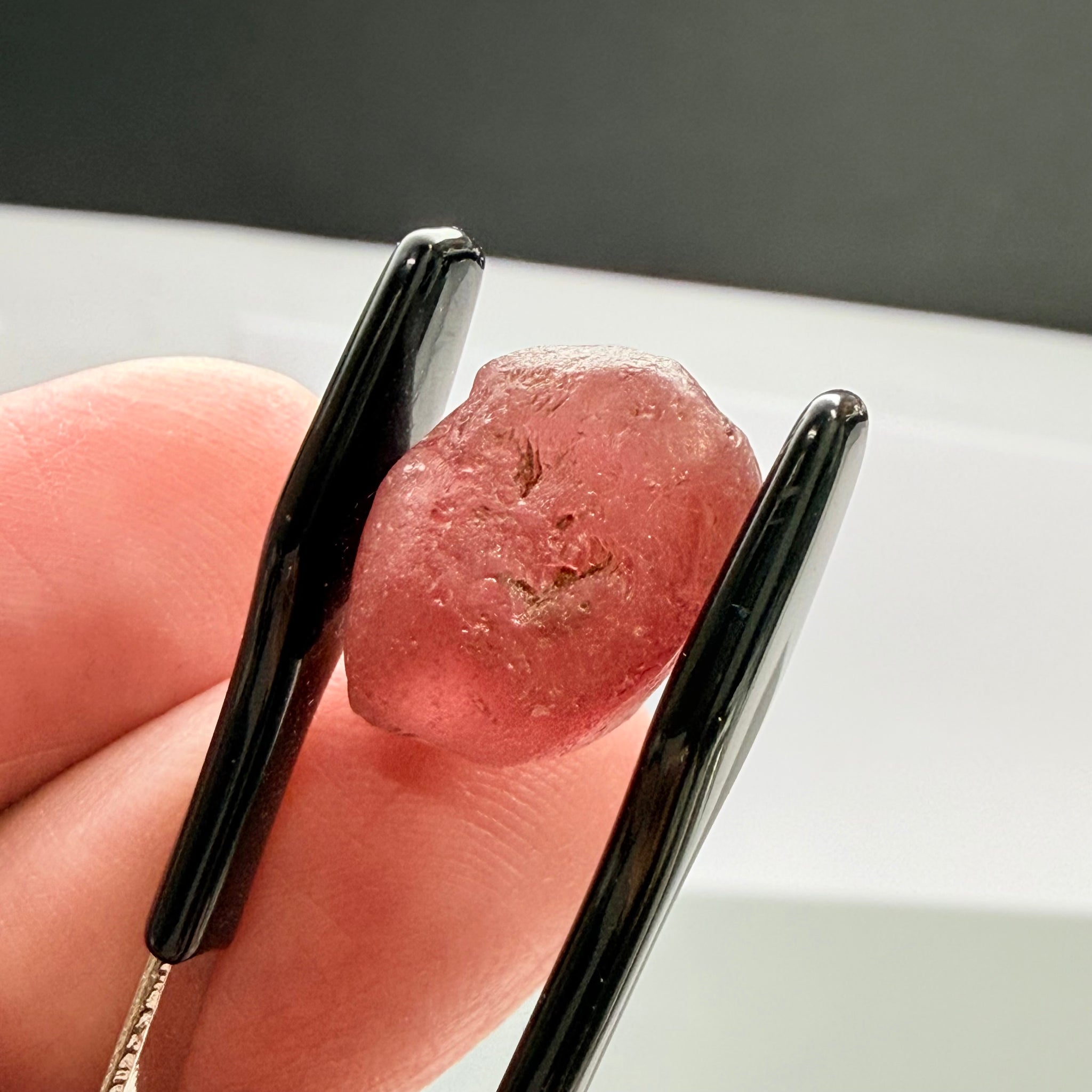 Lindi Garnet, 17.61ct, Lindi, Tanzania, Untreated Unheated, no inclusions, just has a bit of silk inside