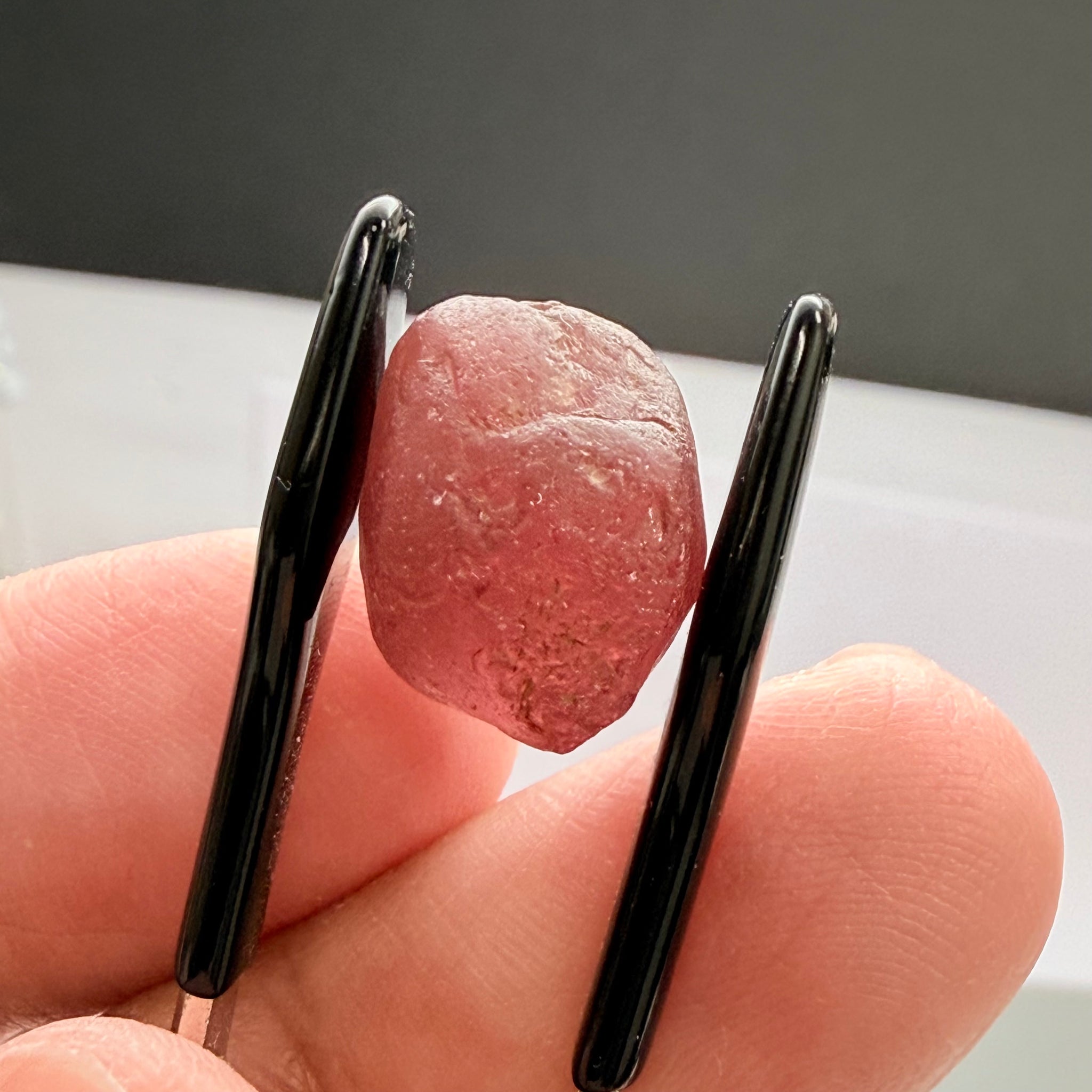Lindi Garnet, 17.61ct, Lindi, Tanzania, Untreated Unheated, no inclusions, just has a bit of silk inside