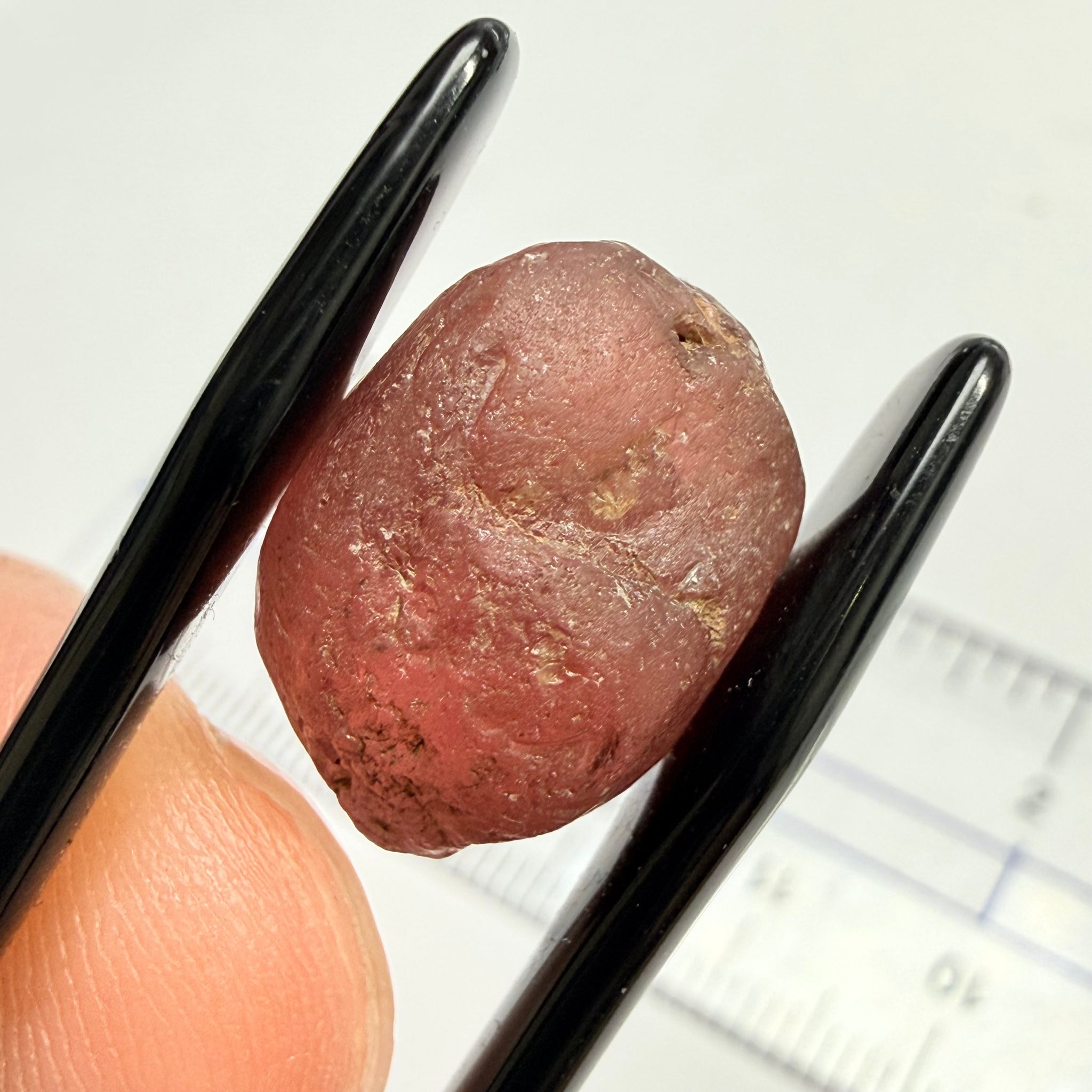 Lindi Garnet, 17.61ct, Lindi, Tanzania, Untreated Unheated, no inclusions, just has a bit of silk inside