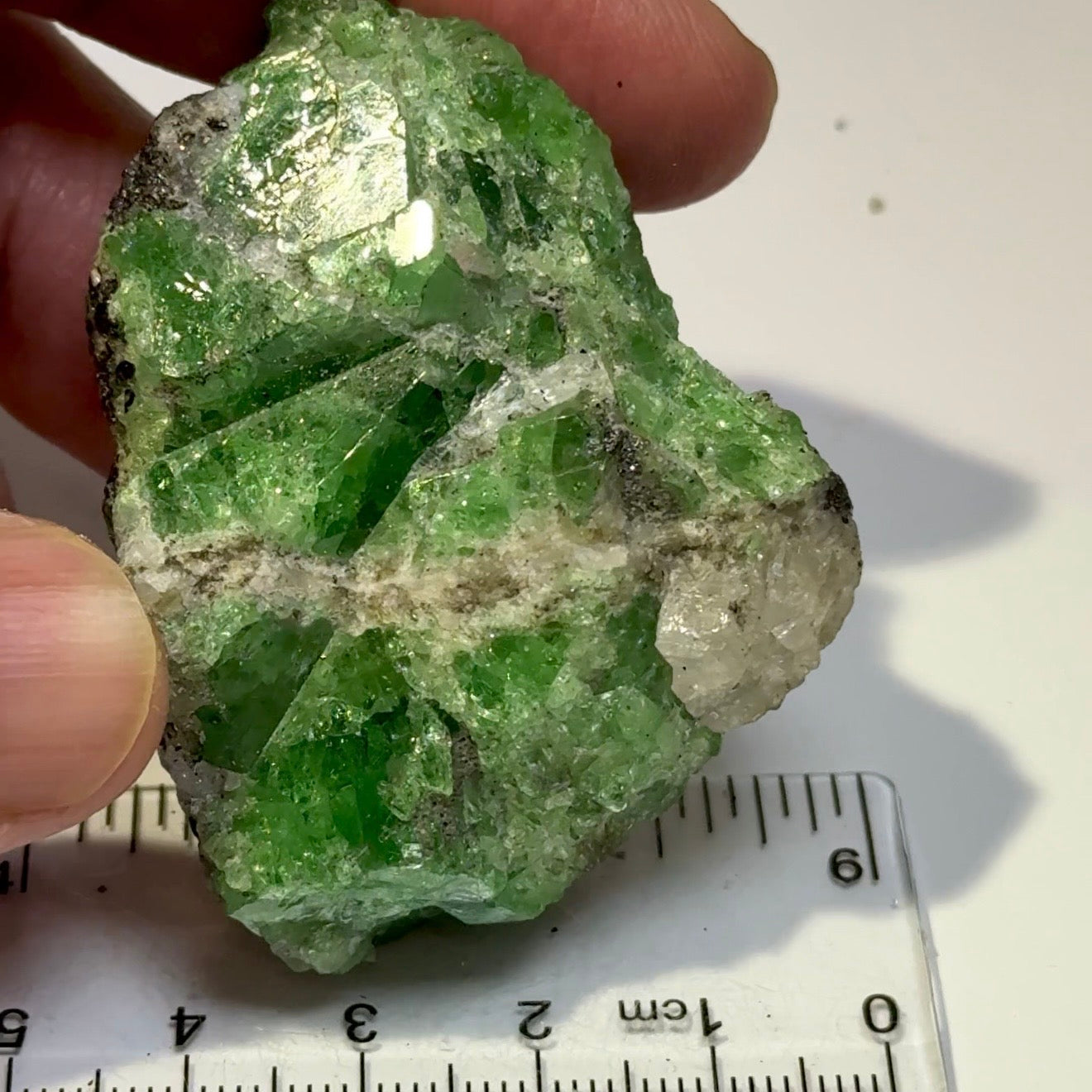 Tsavorite Garnet Crystal, 399.50ct, Merelani, Tanzania, Untreated Unheated