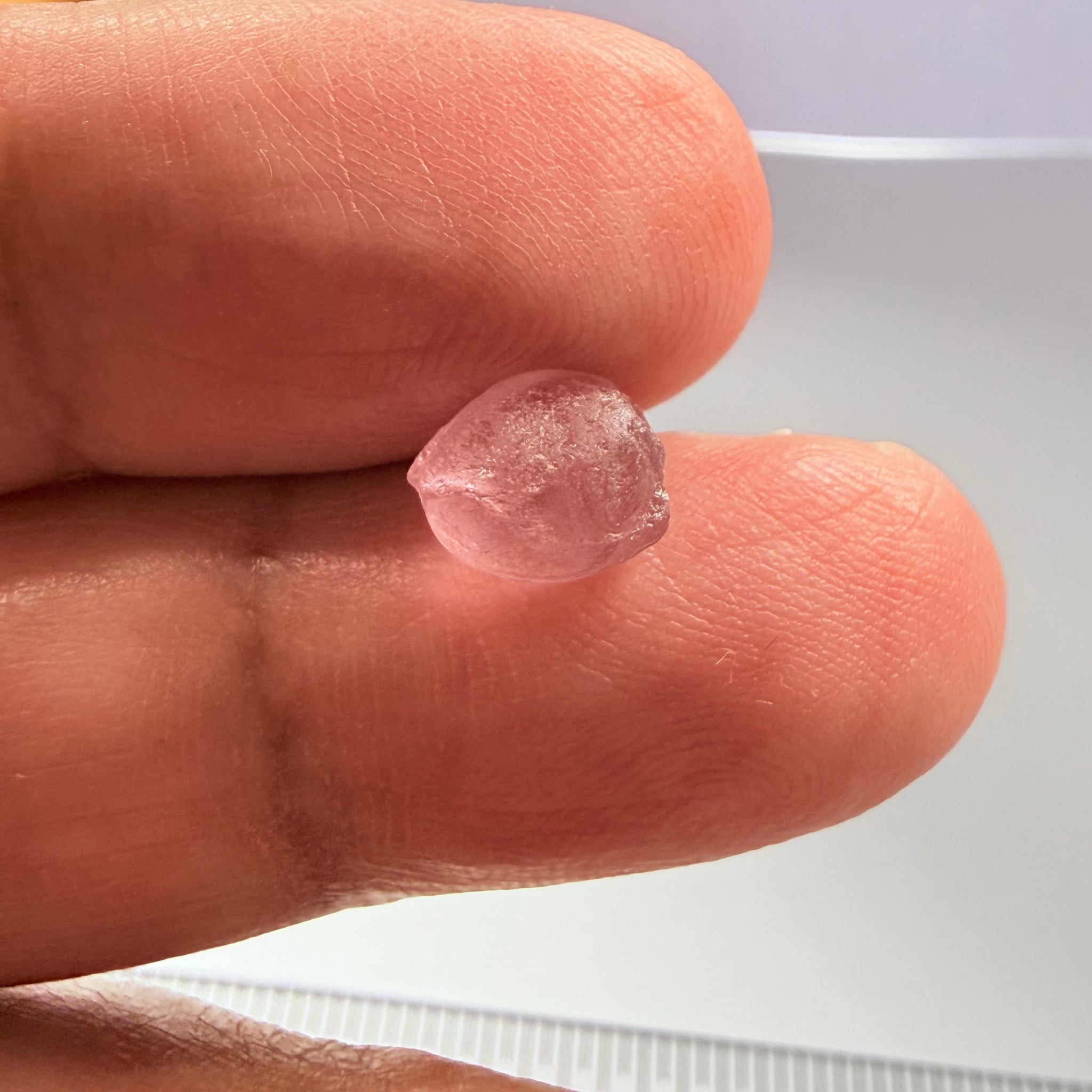 Mahenge Garnet, 3.35ct, Mahenge, Tanzania, Untreated Unheated, clean with very slight silk, 8.6x7.5x5.6mm