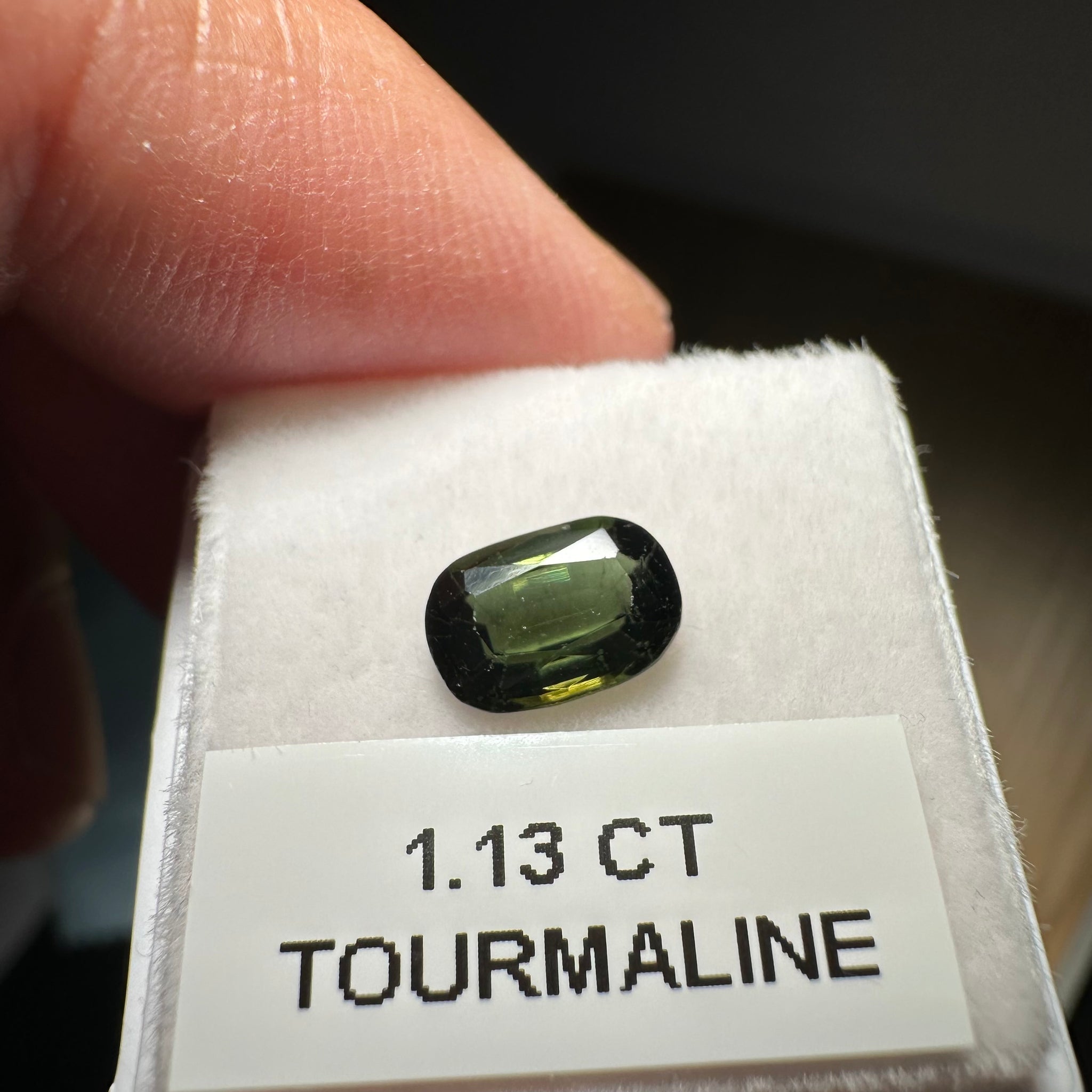 Tourmaline, 1.13ct, Tanzania, Untreated Unheated, native cut