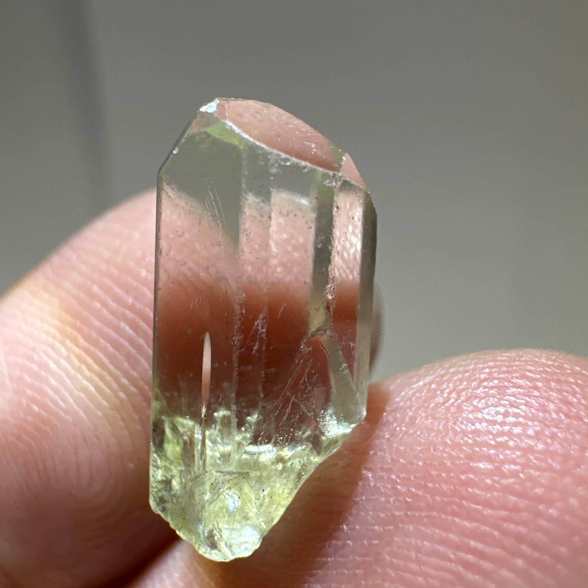 Diopside crystal, 1.10gm, Merelani, Tanzania, Untreated Unheated - facetable portion