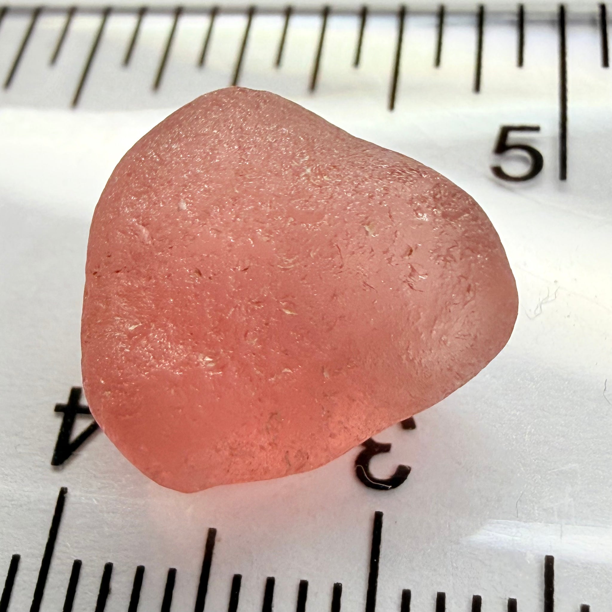 Mahenge Garnet, 10.26ct, Mahenge, Tanzania, Untreated Unheated, 12.3x12.8x7.3mm, flattish shape, see pics, dividing veil see pics for markings, one side vvs-if, one side vs