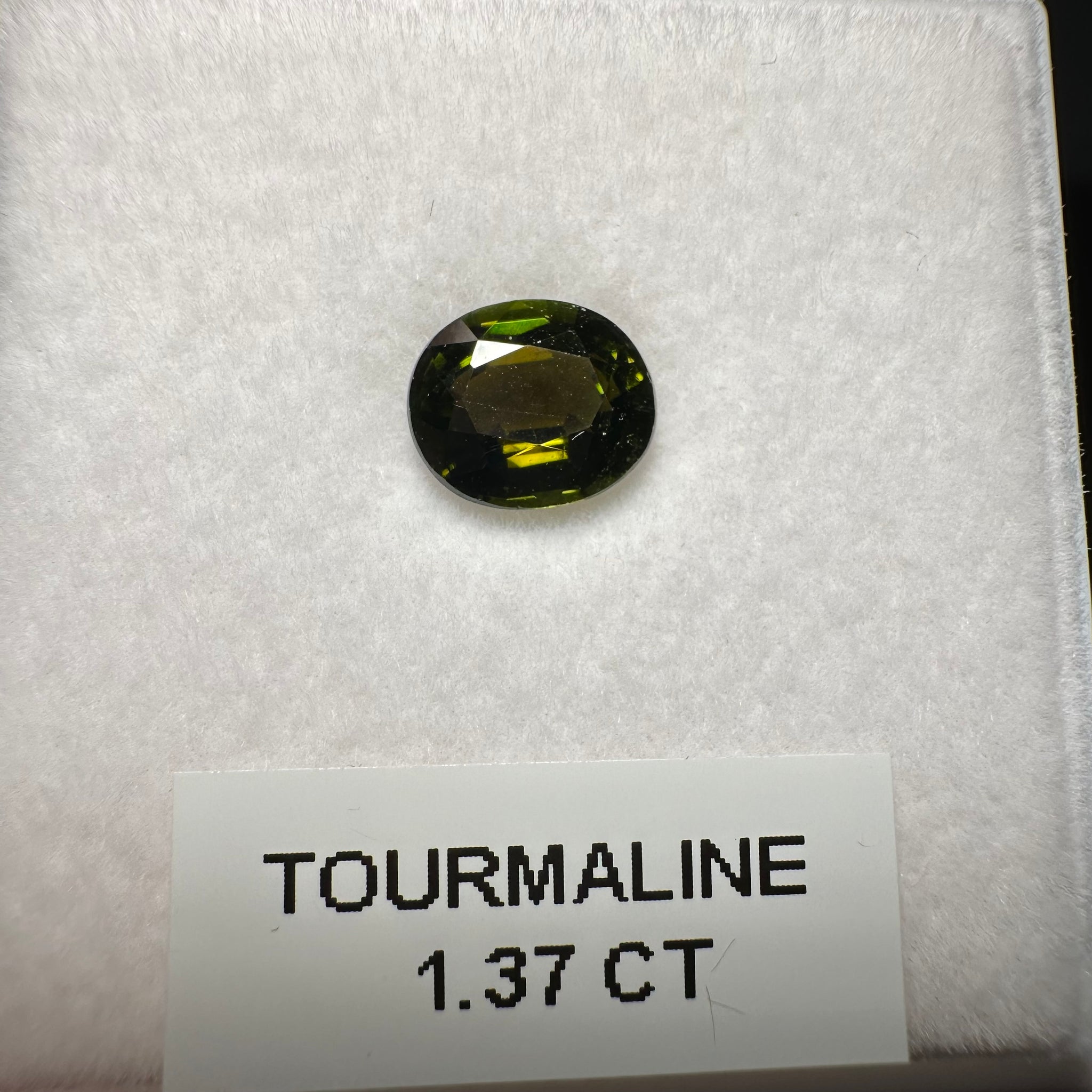 Tourmaline, 1.37ct, Tanzania, Untreated Unheated, native cut