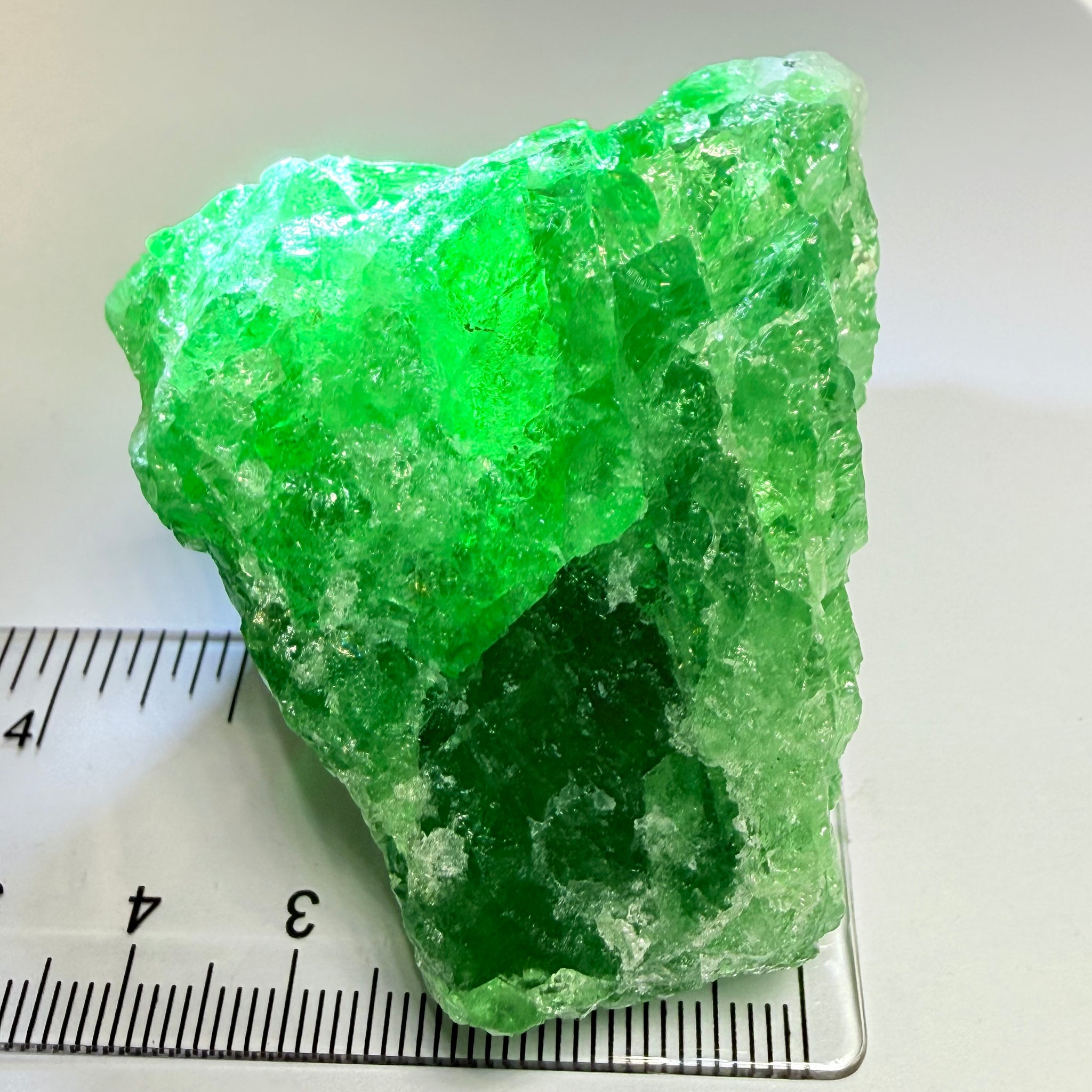 Tsavorite Garnet, 712.50ct / 142.50gm, Olemushuku, Tanzania, Untreated Unheated, a superbly rare piece with faceting portions all round, to be cobbed by a professional, or kept as an investment, see videos