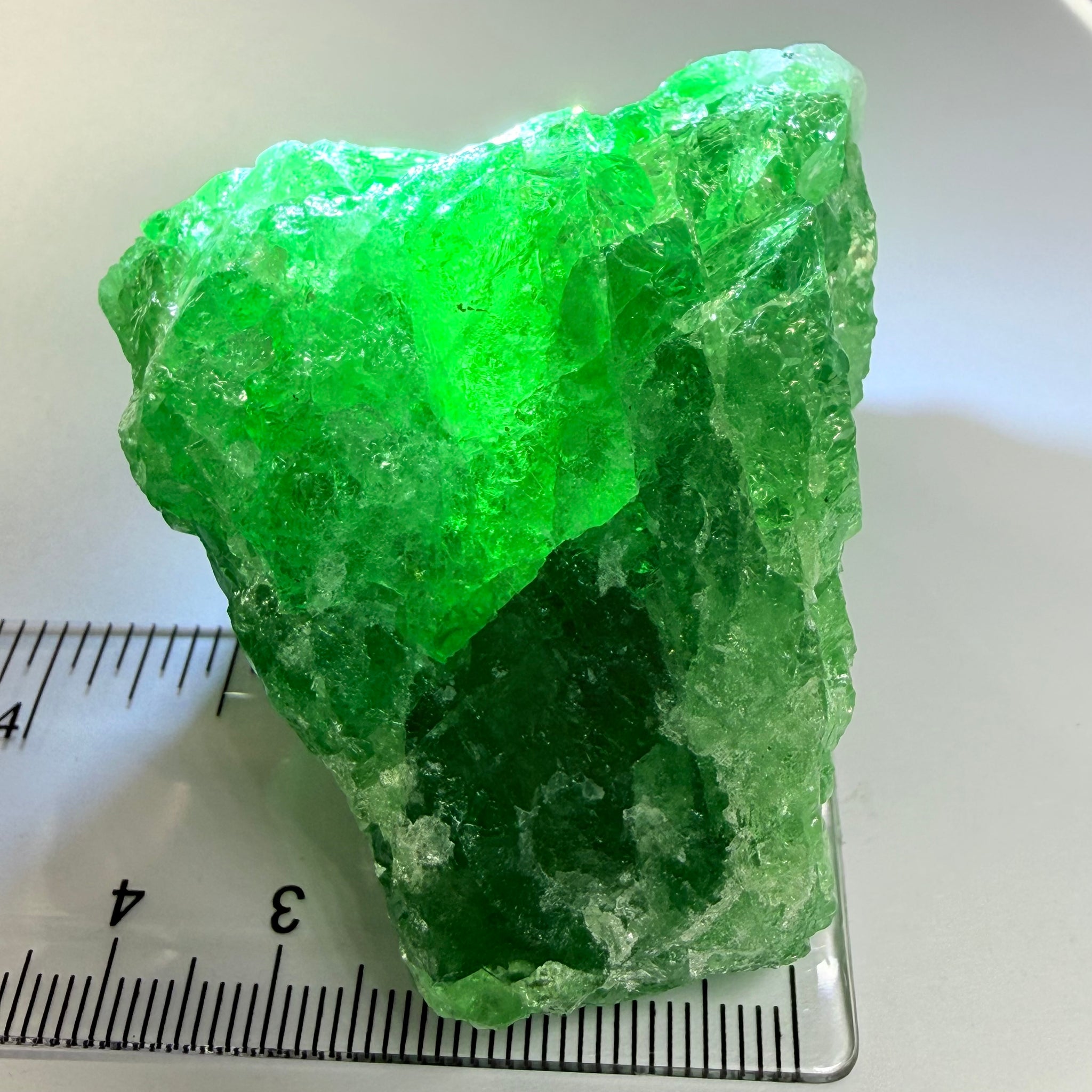 Tsavorite Garnet, 712.50ct / 142.50gm, Olemushuku, Tanzania, Untreated Unheated, a superbly rare piece with faceting portions all round, to be cobbed by a professional, or kept as an investment, see videos