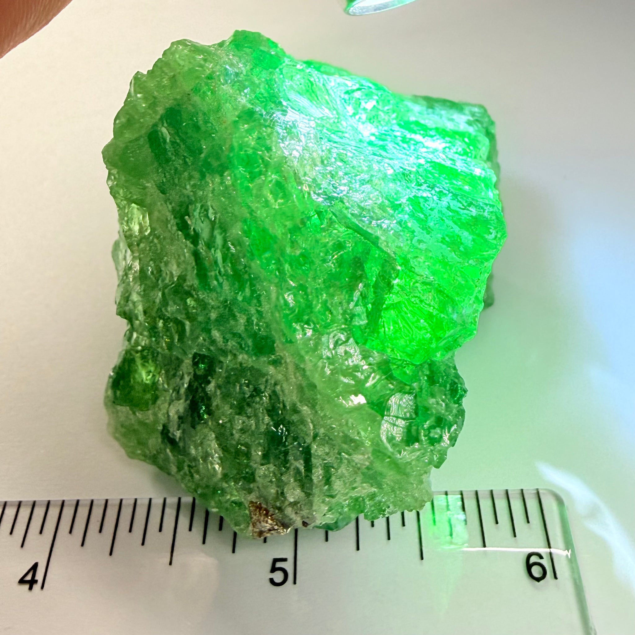 Tsavorite Garnet, 712.50ct / 142.50gm, Olemushuku, Tanzania, Untreated Unheated, a superbly rare piece with faceting portions all round, to be cobbed by a professional, or kept as an investment, see videos