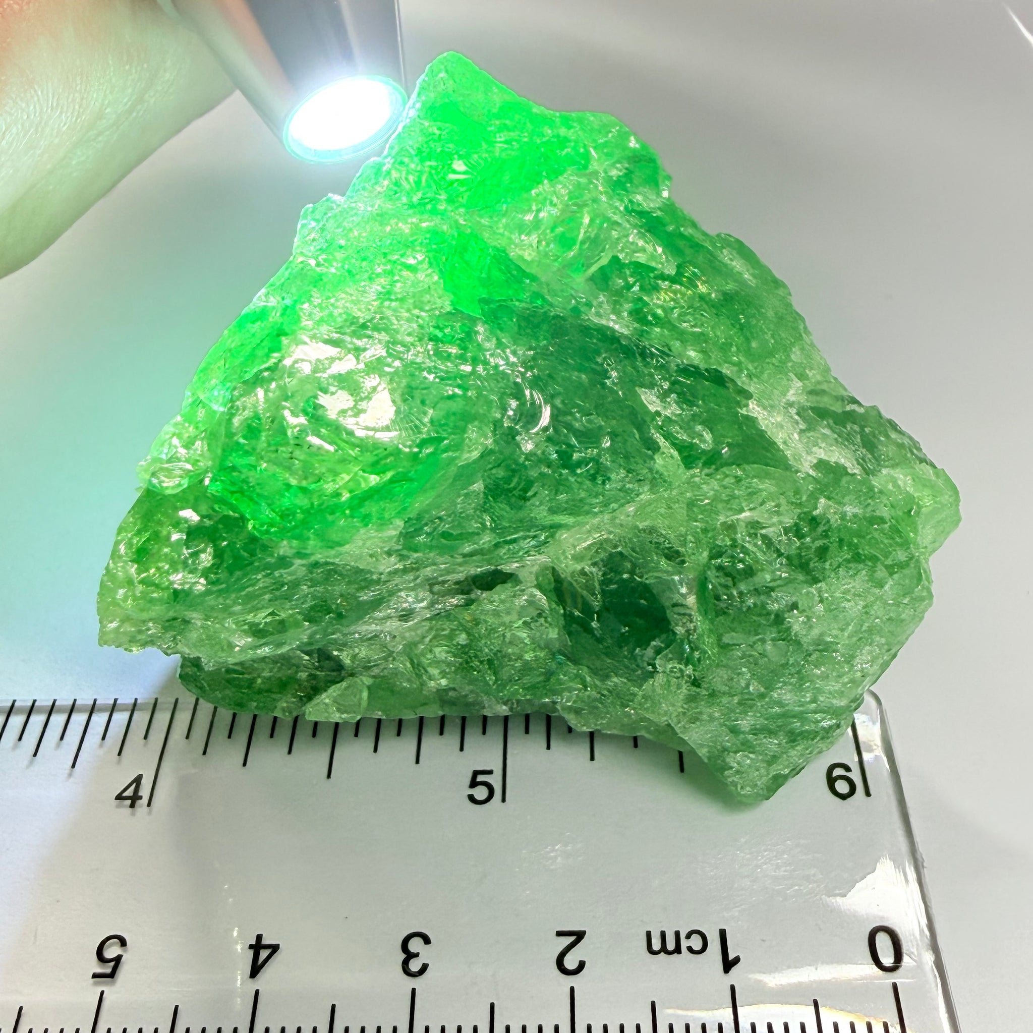 Tsavorite Garnet, 712.50ct / 142.50gm, Olemushuku, Tanzania, Untreated Unheated, a superbly rare piece with faceting portions all round, to be cobbed by a professional, or kept as an investment, see videos