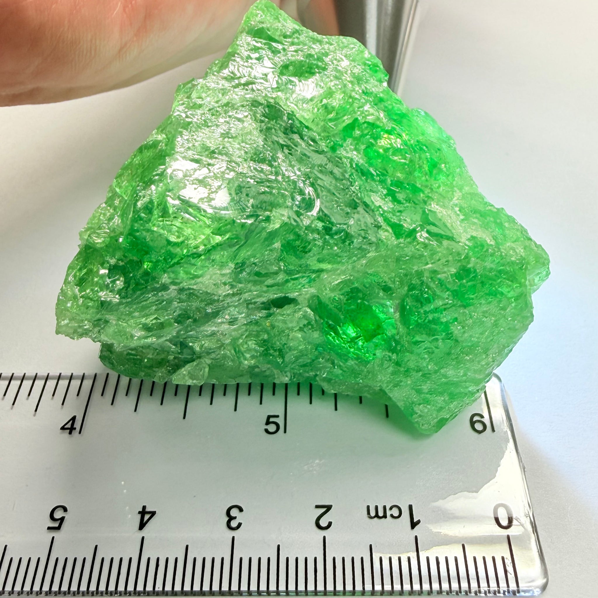 Tsavorite Garnet, 712.50ct / 142.50gm, Olemushuku, Tanzania, Untreated Unheated, a superbly rare piece with faceting portions all round, to be cobbed by a professional, or kept as an investment, see videos