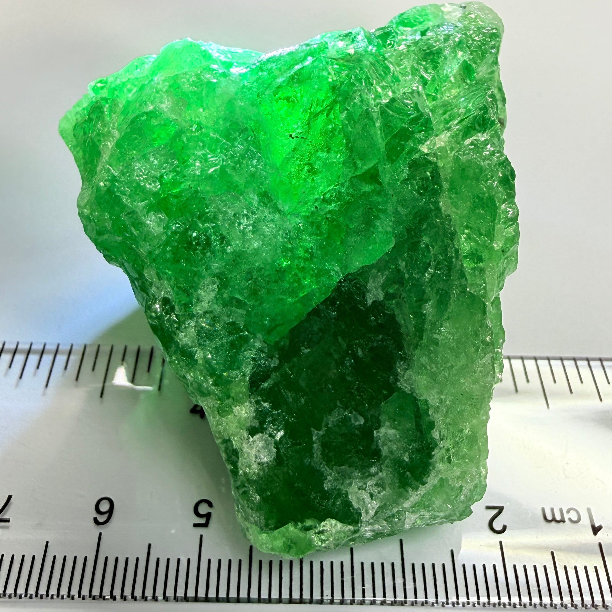 Tsavorite Garnet, 712.50ct / 142.50gm, Olemushuku, Tanzania, Untreated Unheated, a superbly rare piece with faceting portions all round, to be cobbed by a professional, or kept as an investment, see videos