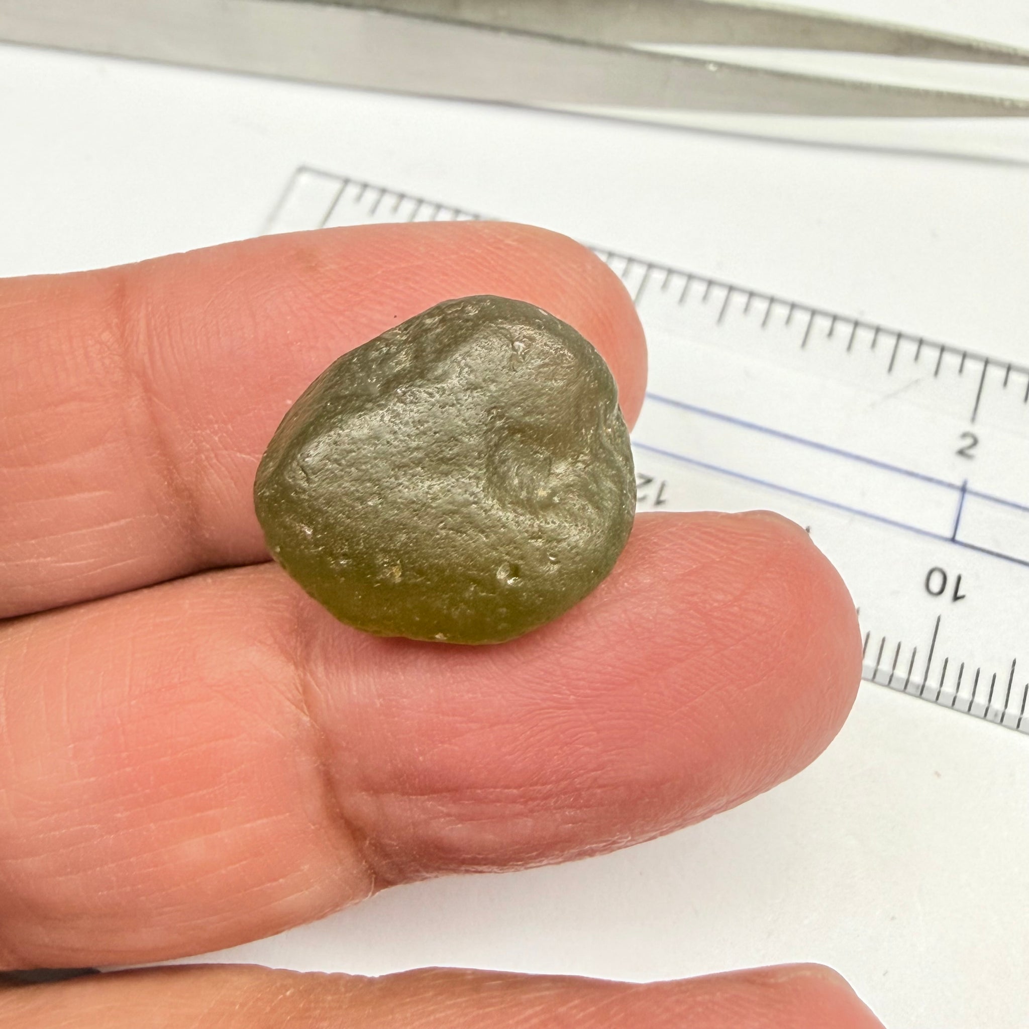 Olive-Green Zircon, 28.89ct, Tunduru, Tanzania, Untreated Unheated, no inclusions, just silk