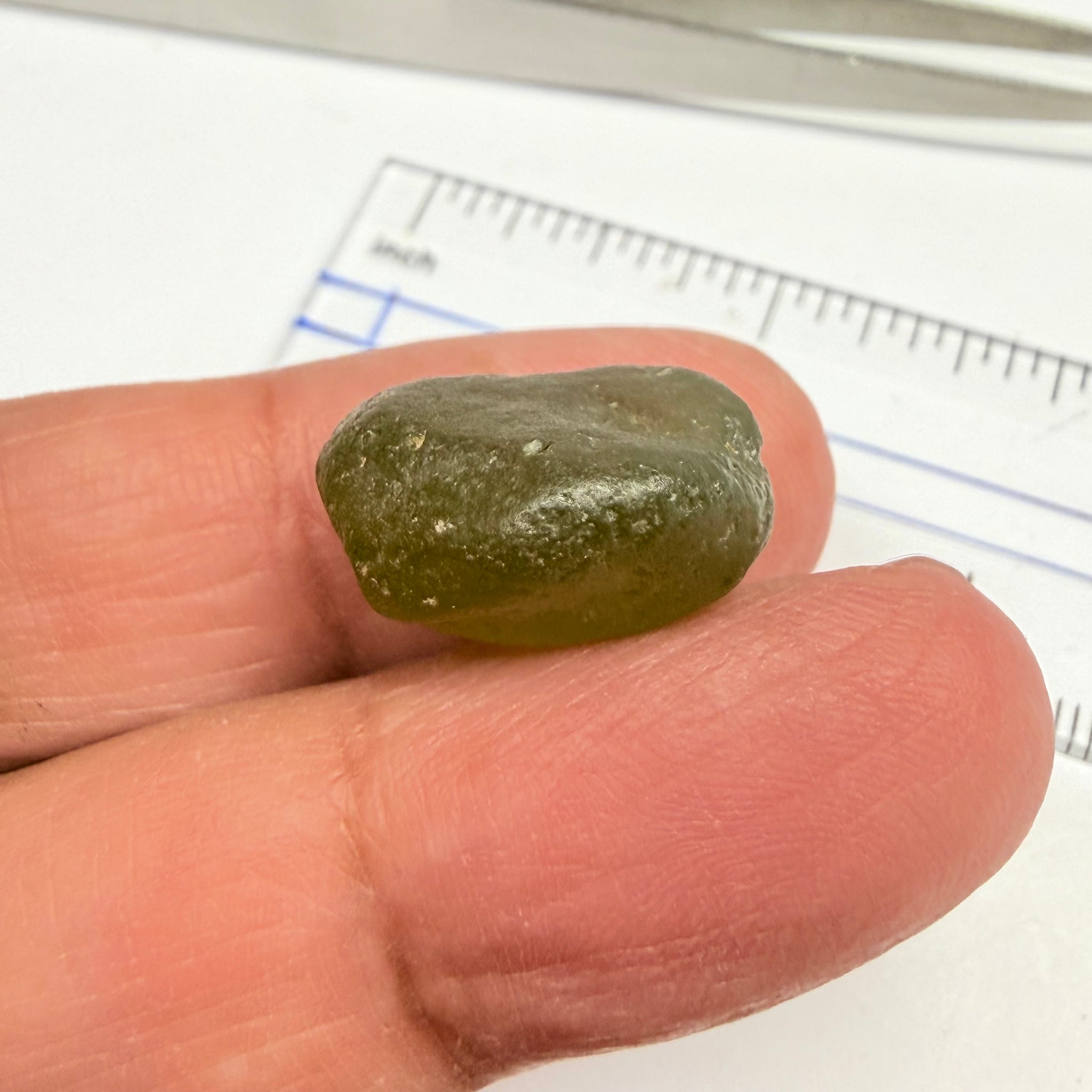 Olive-Green Zircon, 28.89ct, Tunduru, Tanzania, Untreated Unheated, no inclusions, just silk