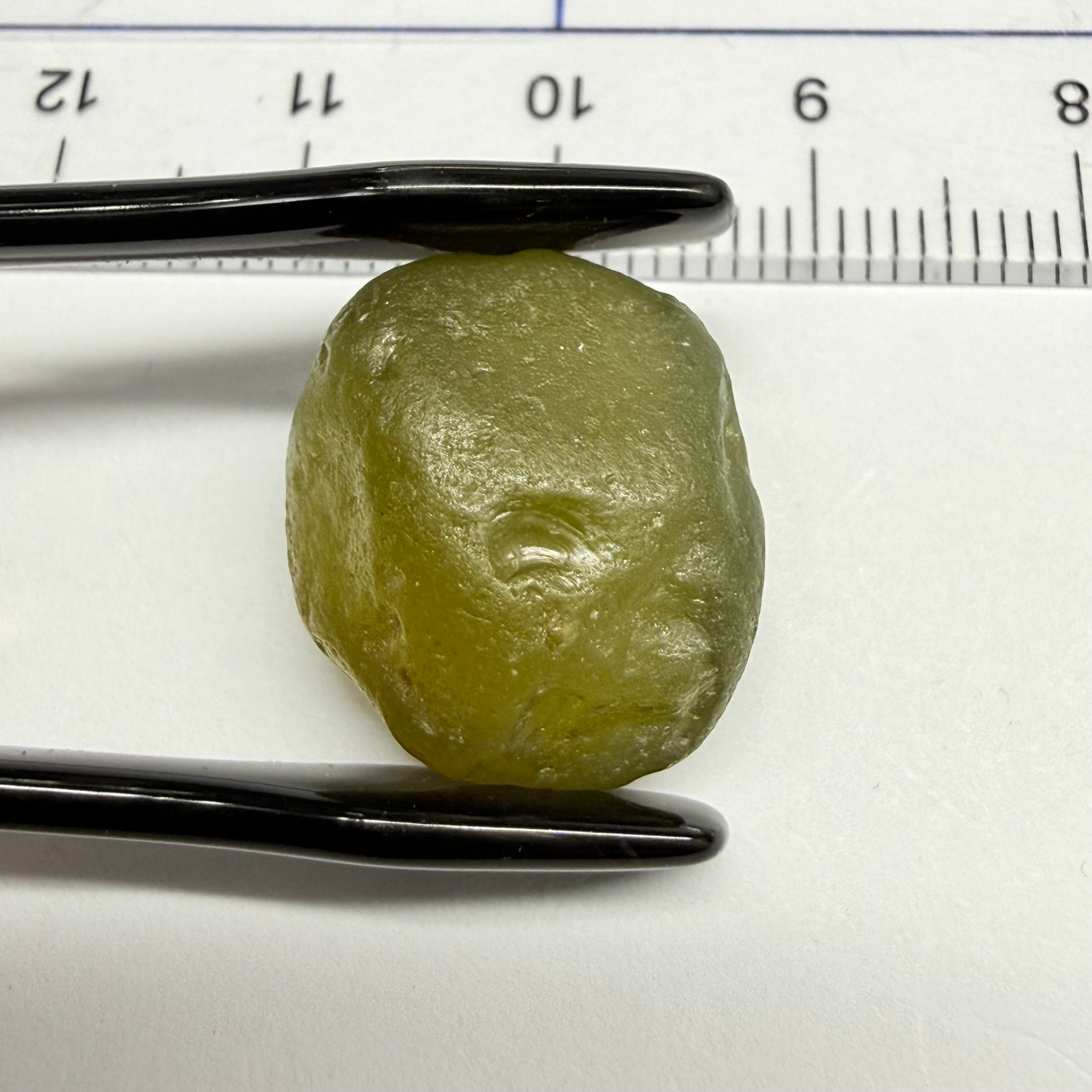 Olive-Green Zircon, 28.89ct, Tunduru, Tanzania, Untreated Unheated, no inclusions, just silk