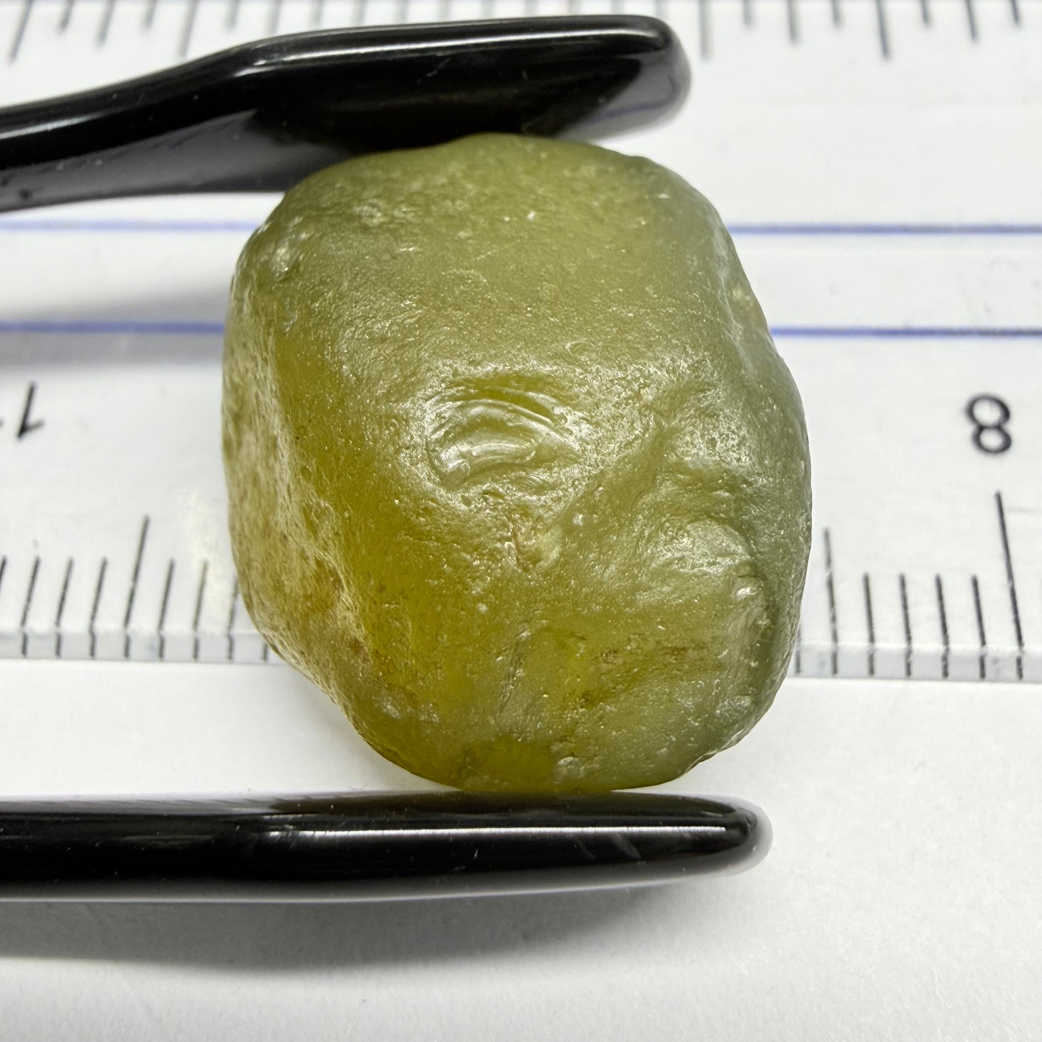 Olive-Green Zircon, 28.89ct, Tunduru, Tanzania, Untreated Unheated, no inclusions, just silk