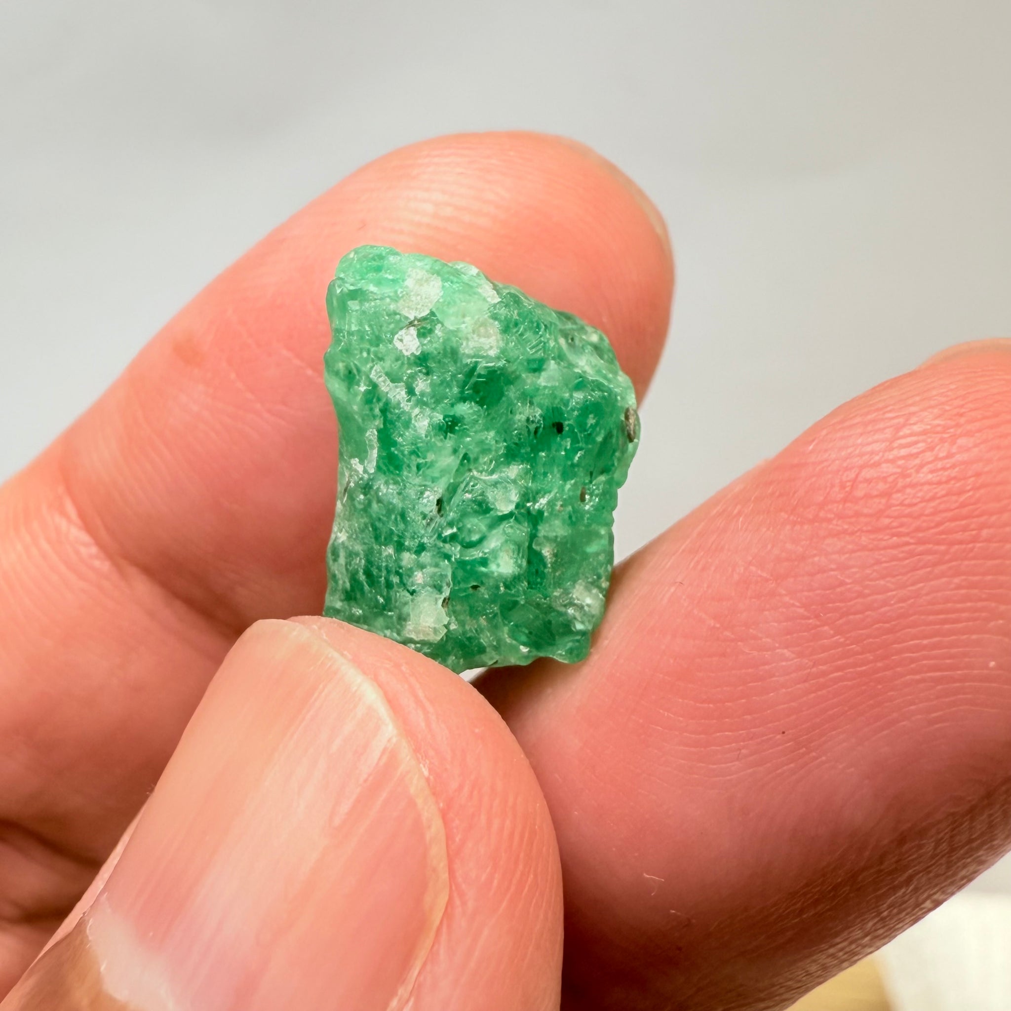 Emerald Crystal, 10.81ct, Manyara, Tanzania, Untreated Unheated, no oil