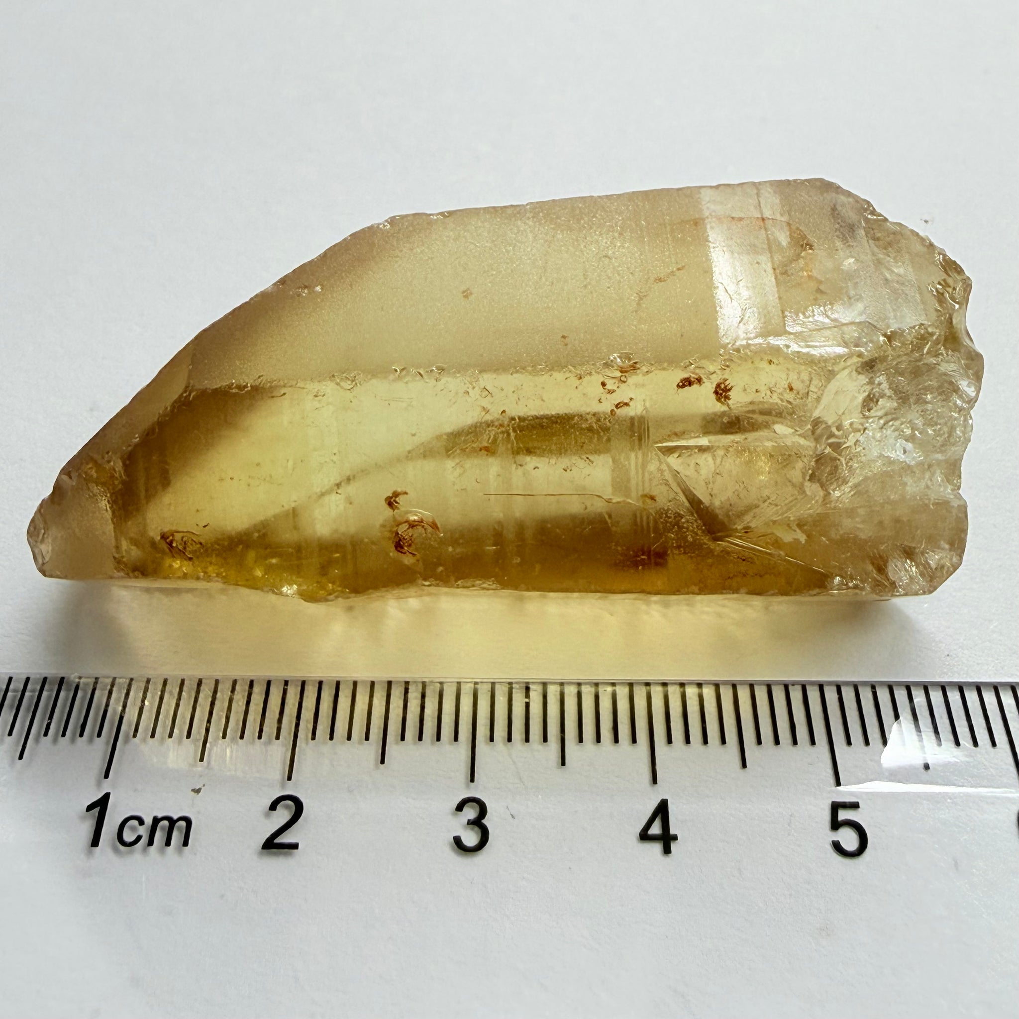 Citrine, 199.72ct, Zambia, Untreated Unheated, one dividing crack down the middle, you can see it as I turn the stone, both sides are VVS-IF
