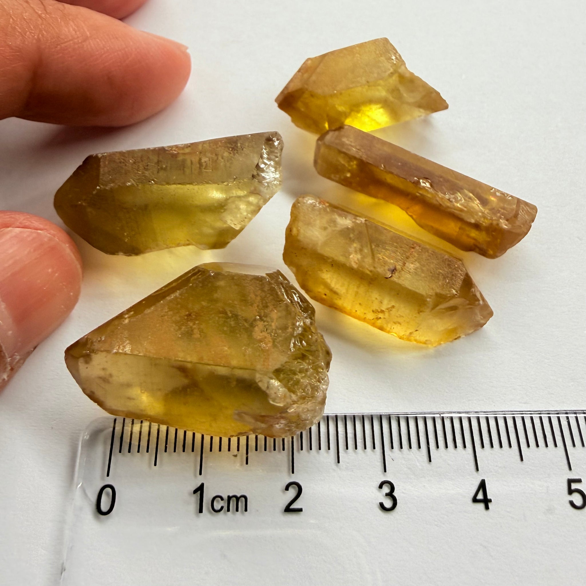 Citrine Lot, 168.50ct, Zambia, Untreated Unheated, all have slight cracks that need to be removed before faceting, most are on the outside, 2 pcs have some near the center