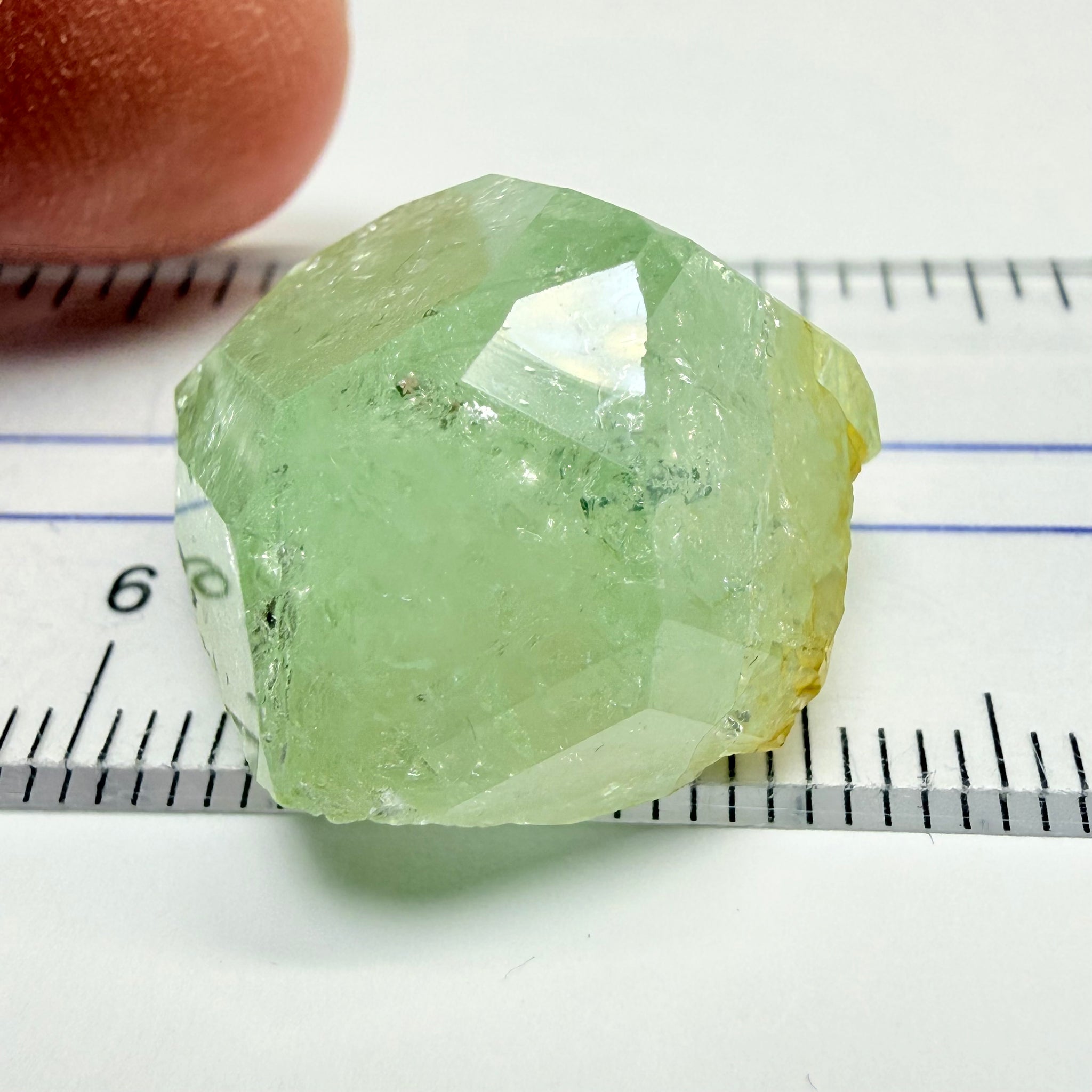Tsavorite Garnet Crystal, 37.66ct, Merelani, Tanzania, Untreated Unheated, set as is in jewellery as a centrepiece