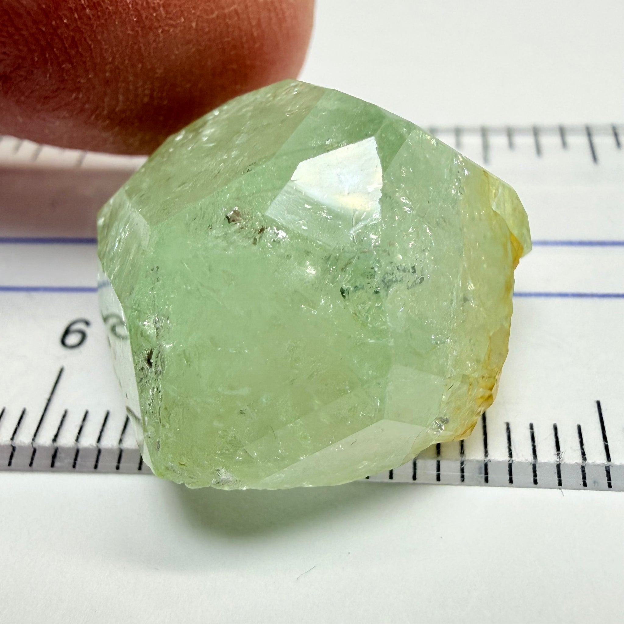 Tsavorite Garnet Crystal, 37.66ct, Merelani, Tanzania, Untreated Unheated, set as is in jewellery as a centrepiece