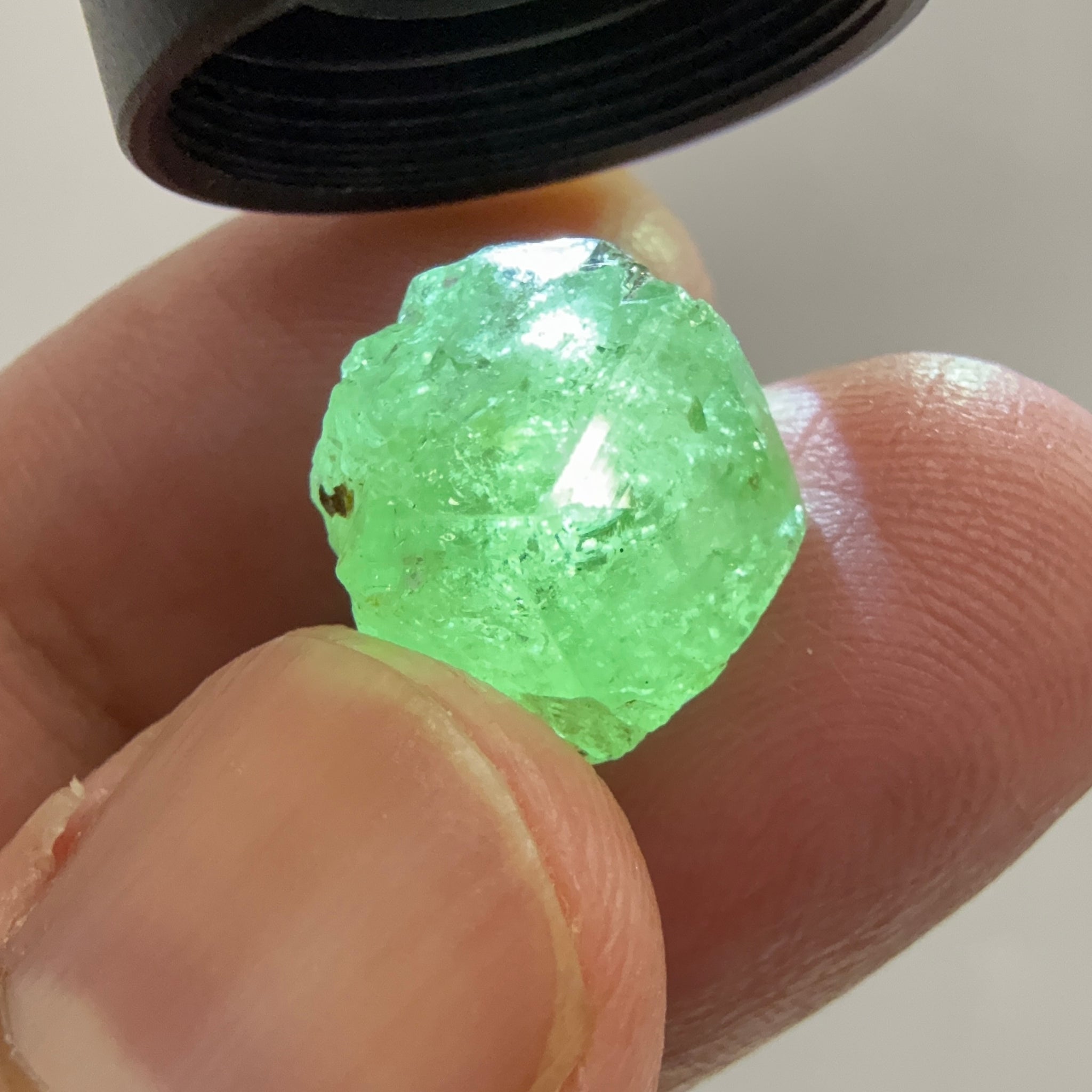 Tsavorite Crystal on Matrix. 10.94ct, Merelani. Tanzania