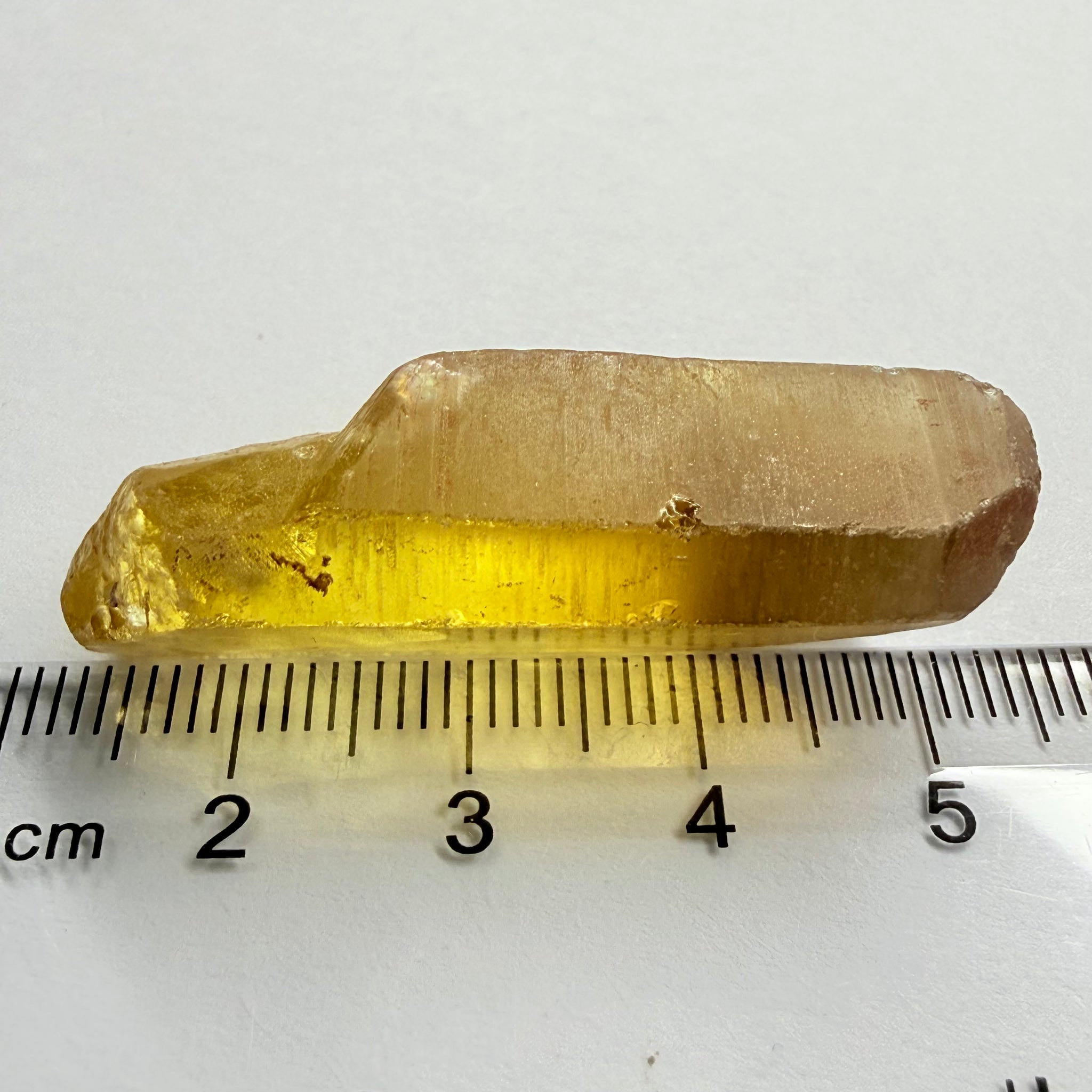 Citrine, 67.27ct, Zambia, Untreated Unheated, VVS-IF with slight cracks on some of the outer skin going in 2 mm