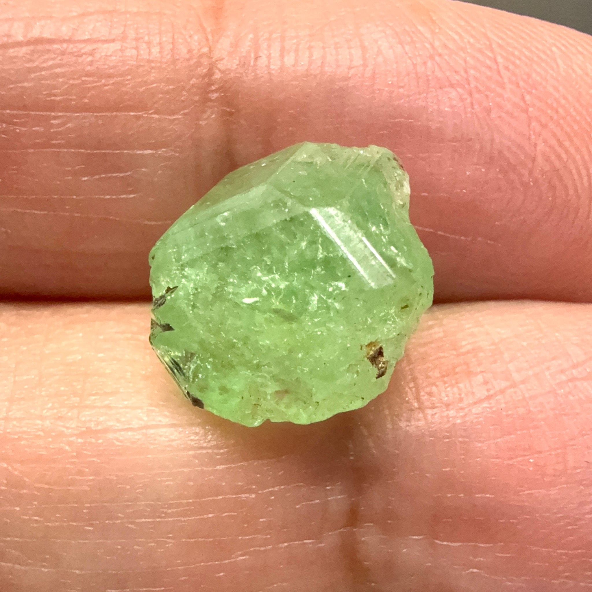 Tsavorite Crystal on Matrix. 10.94ct, Merelani. Tanzania