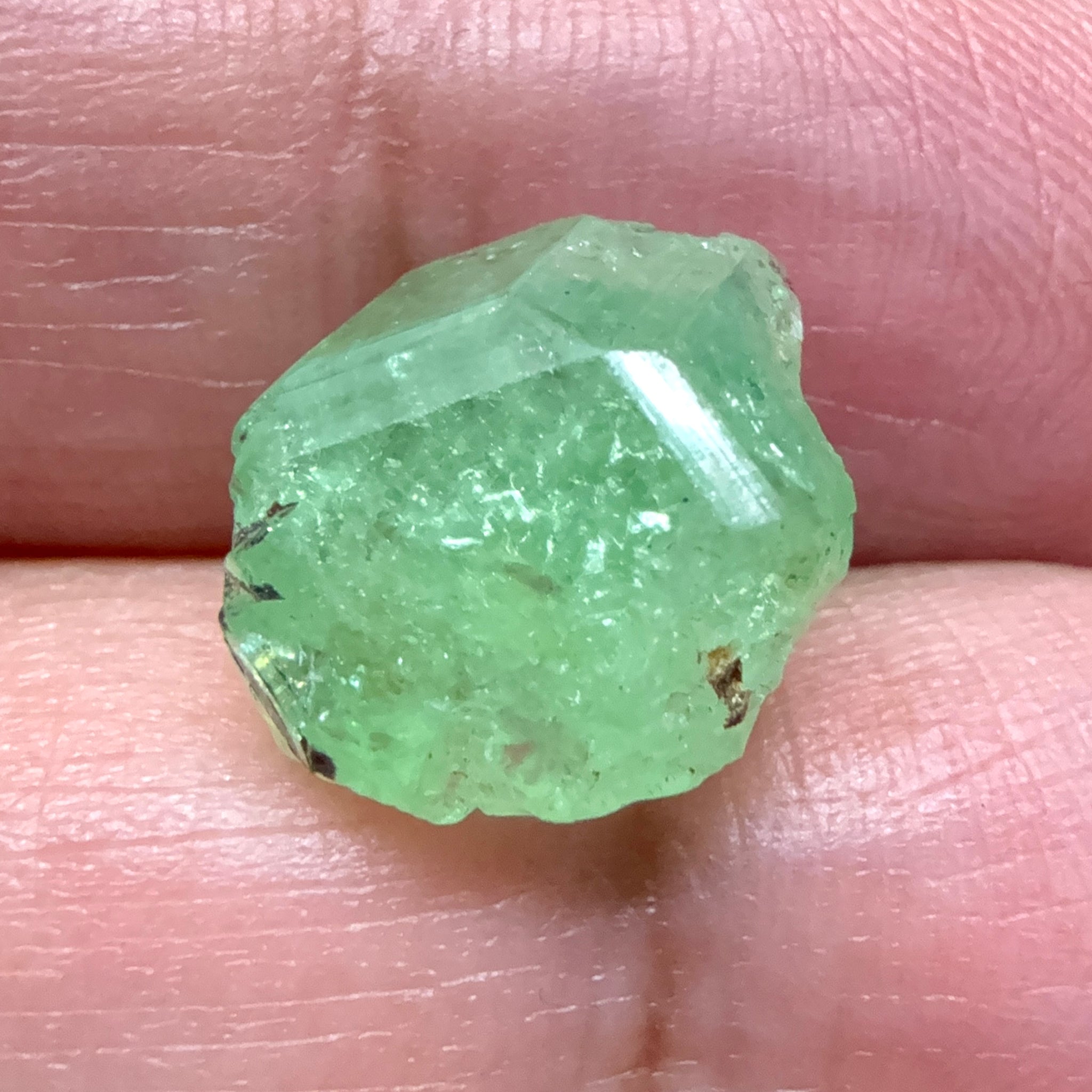 Tsavorite Crystal on Matrix. 10.94ct, Merelani. Tanzania