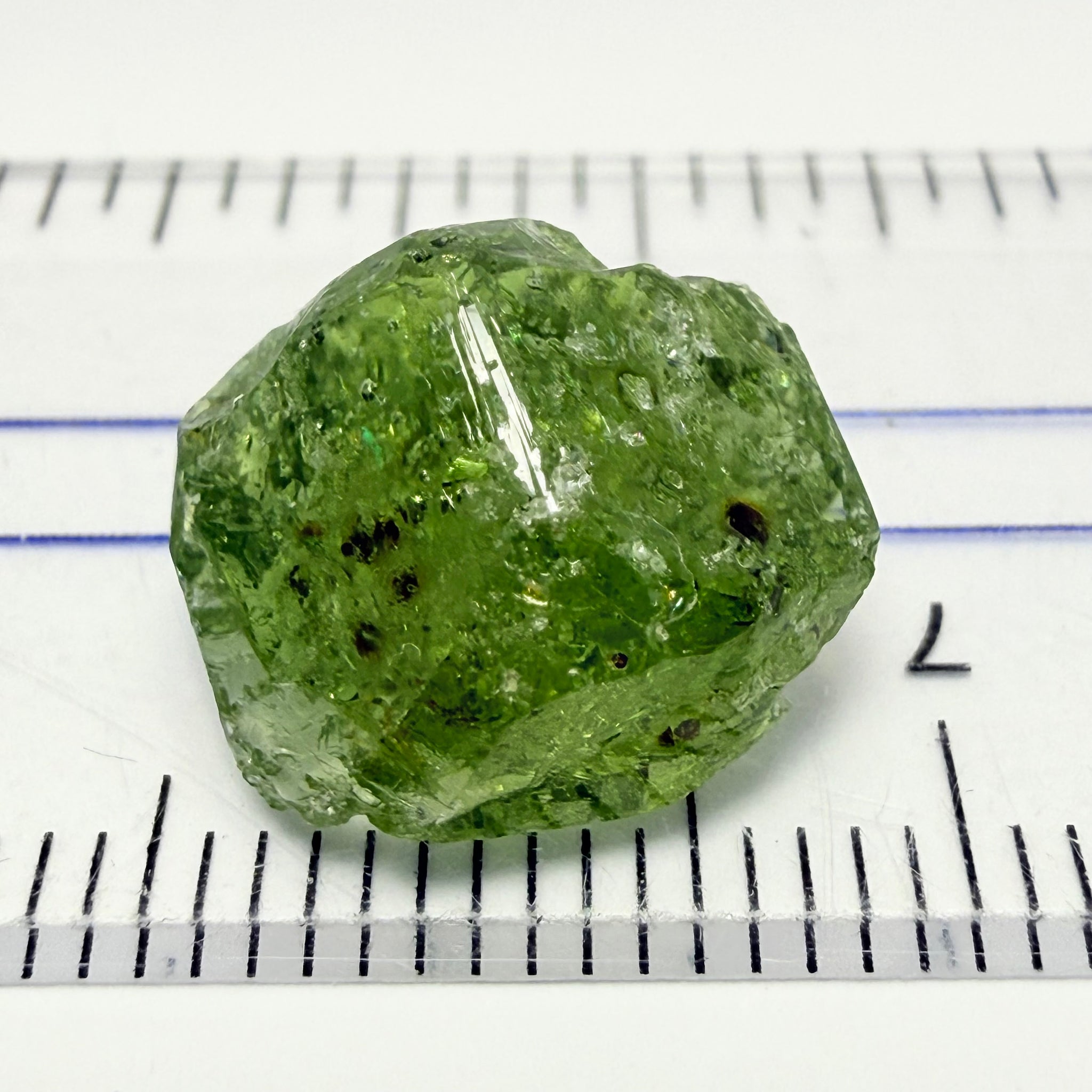 Tourmaline Crystal, 8.88ct, Laletema, Untreated Unheated, heavily included but great as a specimen, you must see the video of the inclusions zoomed in