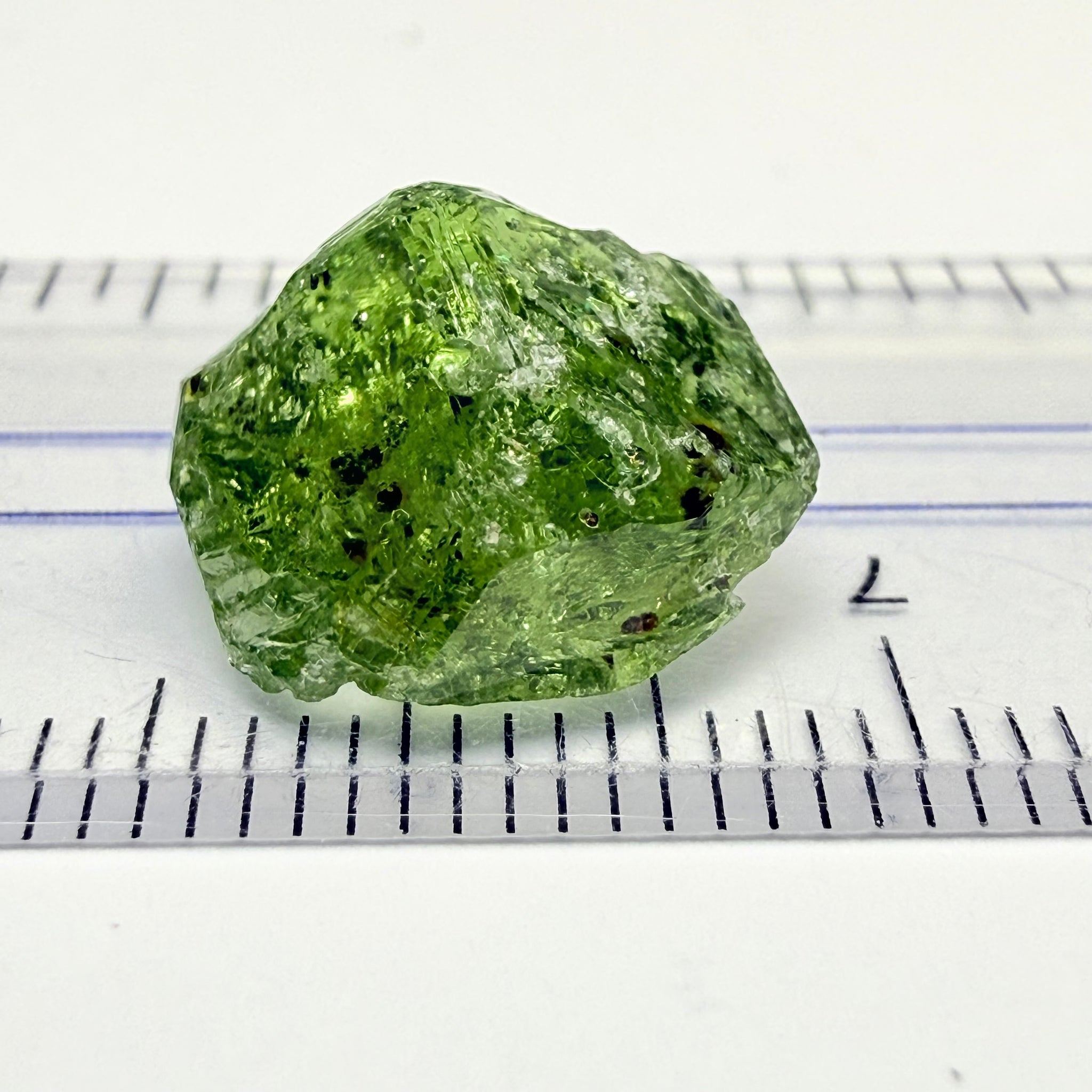 Tourmaline Crystal, 8.88ct, Laletema, Untreated Unheated, heavily included but great as a specimen, you must see the video of the inclusions zoomed in