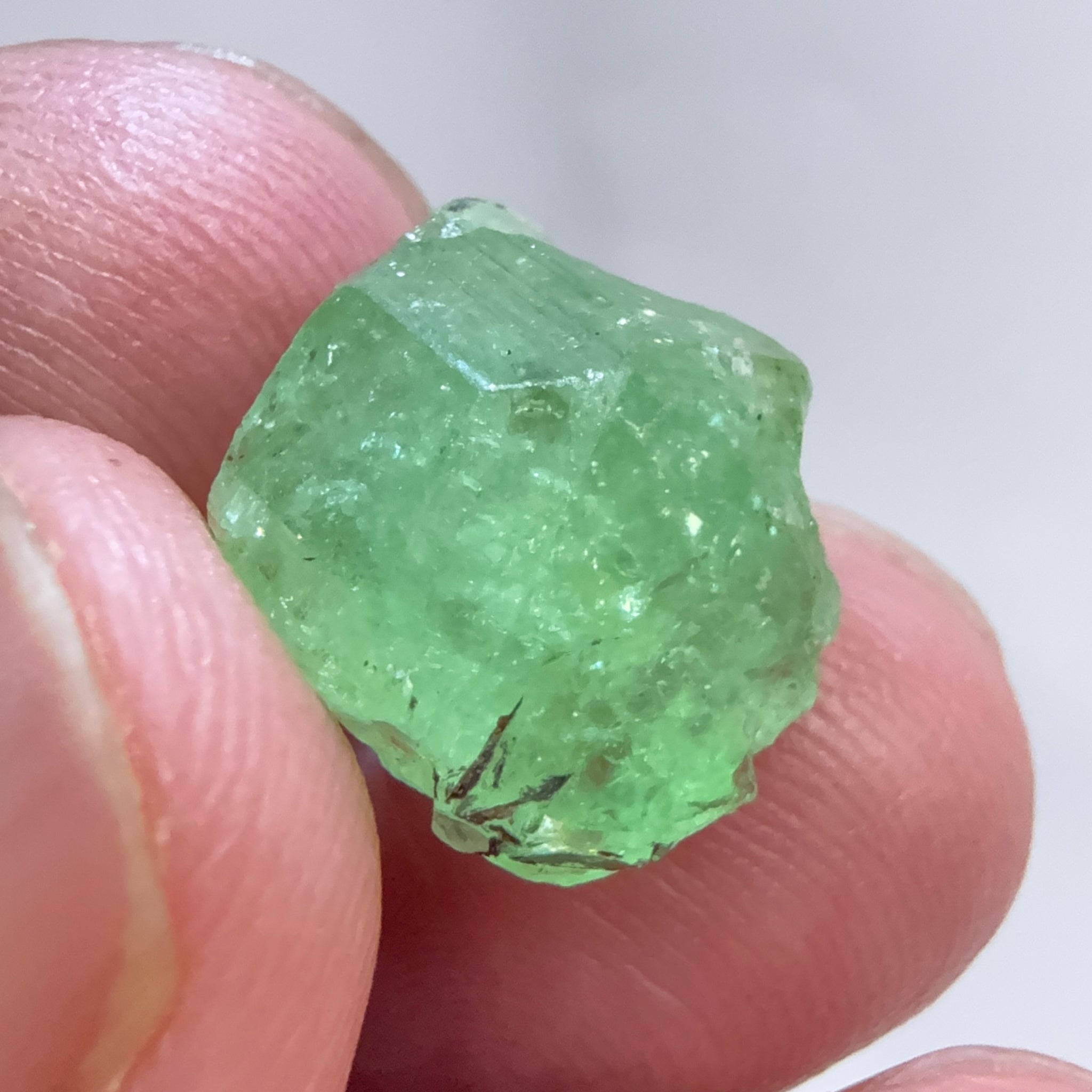 Tsavorite Crystal on Matrix. 10.94ct, Merelani. Tanzania