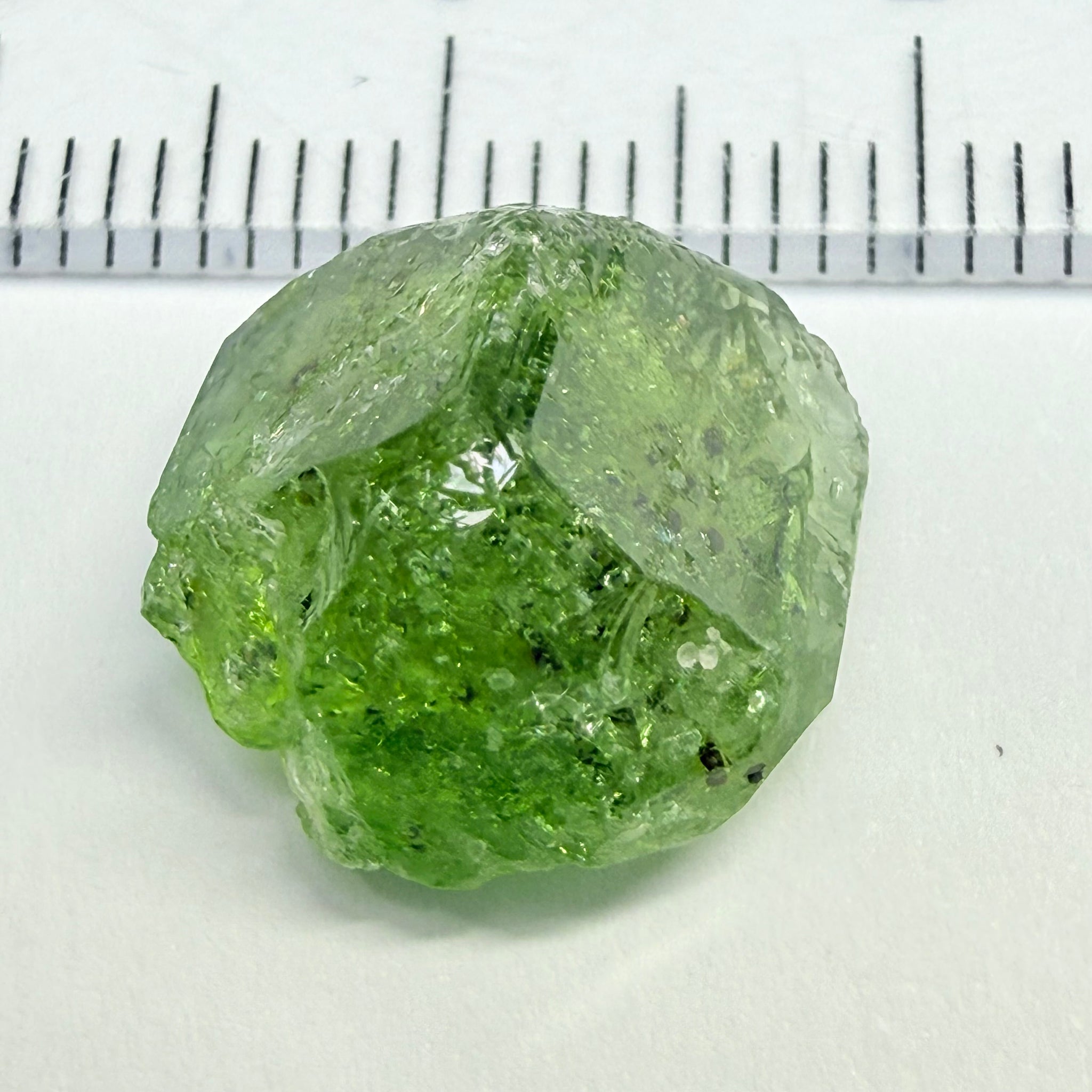 Tourmaline Crystal, 8.88ct, Laletema, Untreated Unheated, heavily included but great as a specimen, you must see the video of the inclusions zoomed in