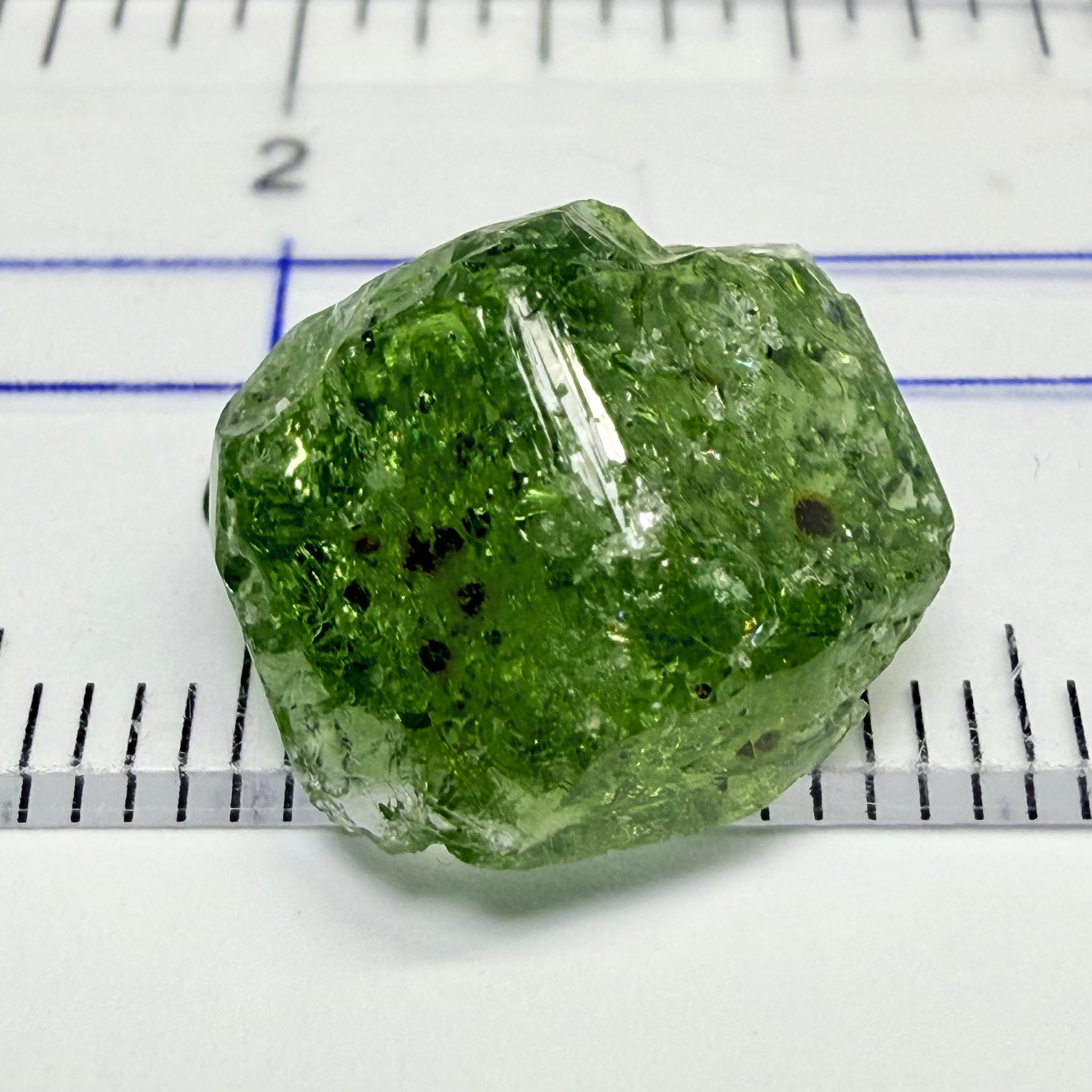 Tourmaline Crystal, 8.88ct, Laletema, Untreated Unheated, heavily included but great as a specimen, you must see the video of the inclusions zoomed in