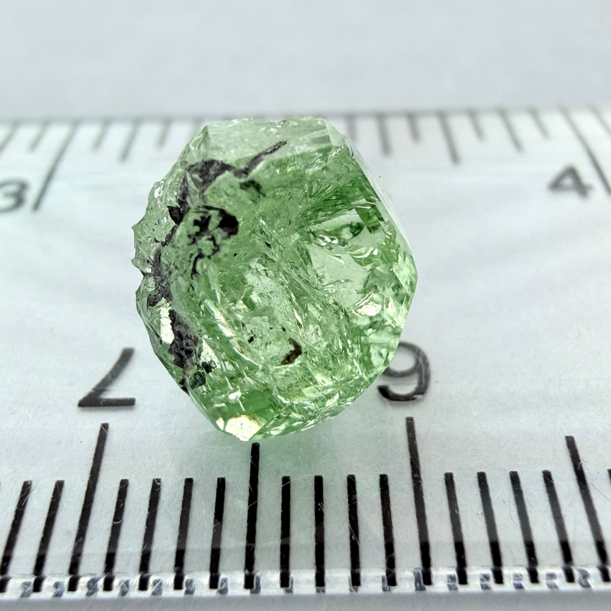 Merelani Mint Garnet Crystal, 4.80ct, Tanzania, Untreated Unheated