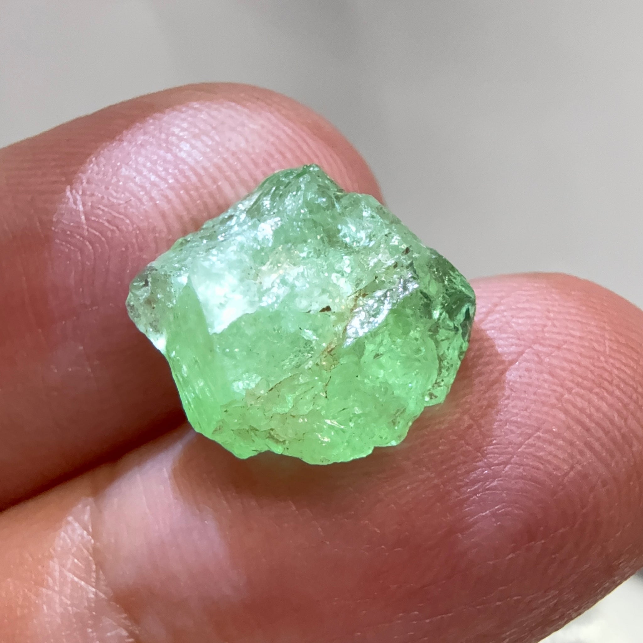 Tsavorite Crystal on Matrix. 10.94ct, Merelani. Tanzania