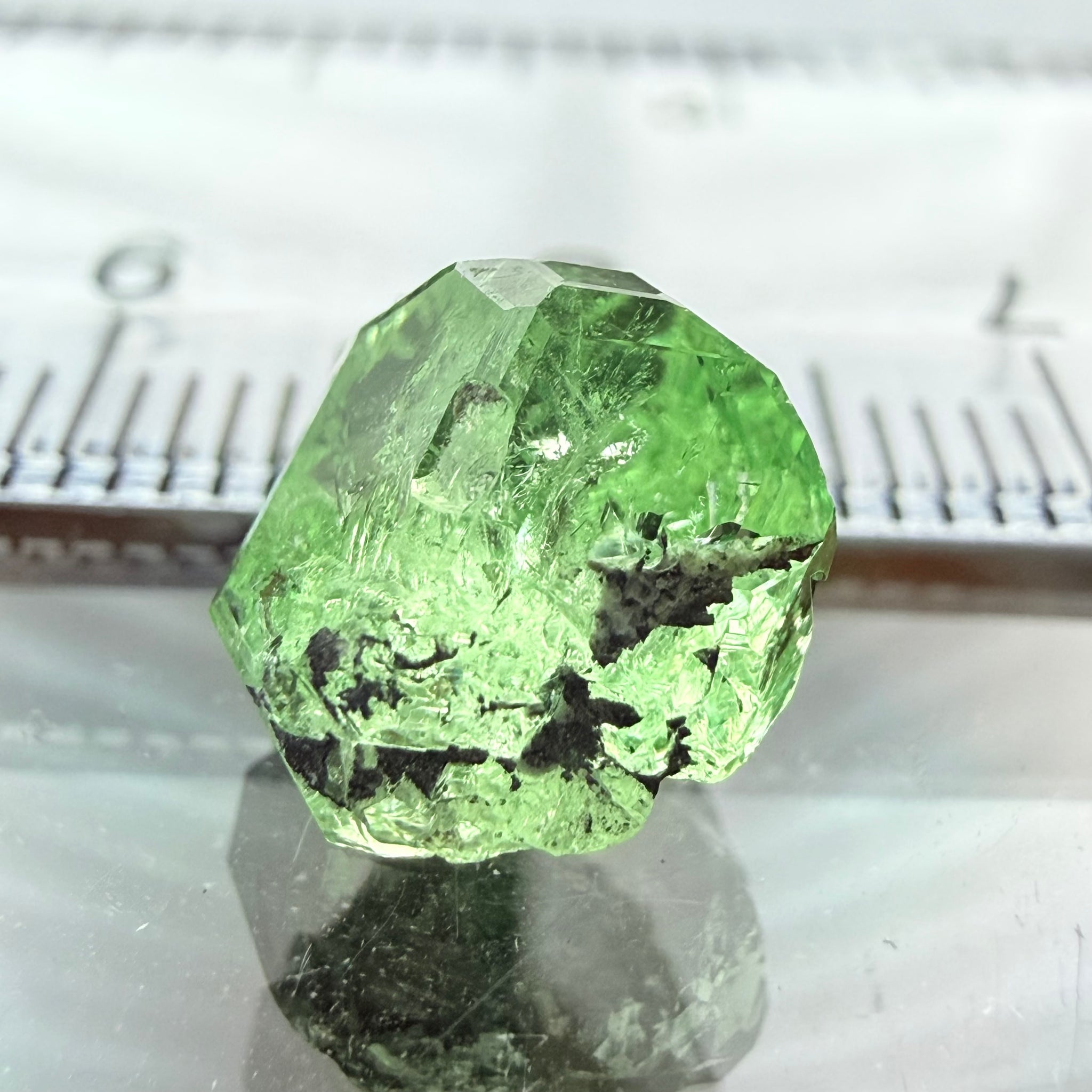 Merelani Mint Garnet Crystal, 4.80ct, Tanzania, Untreated Unheated