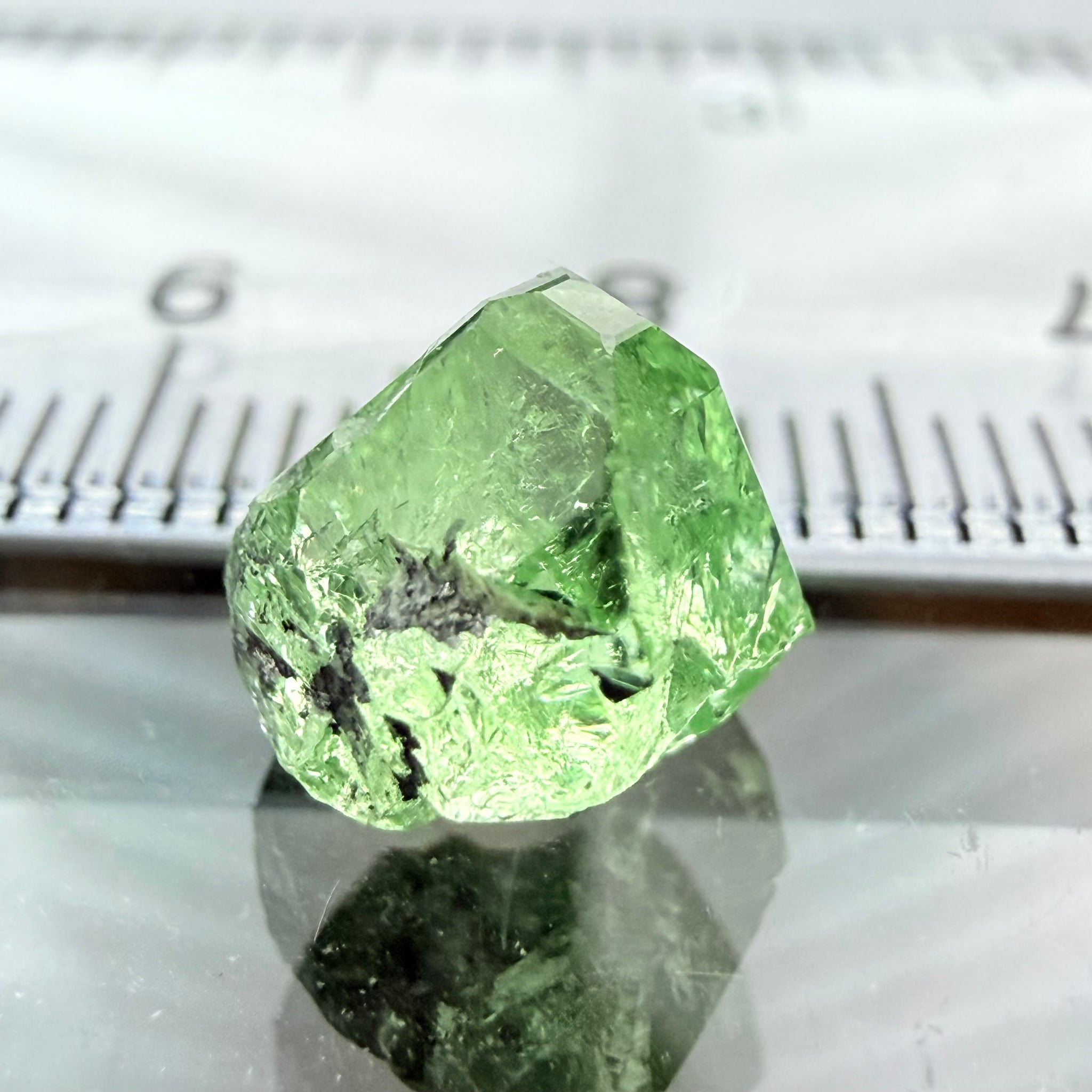 Merelani Mint Garnet Crystal, 4.80ct, Tanzania, Untreated Unheated