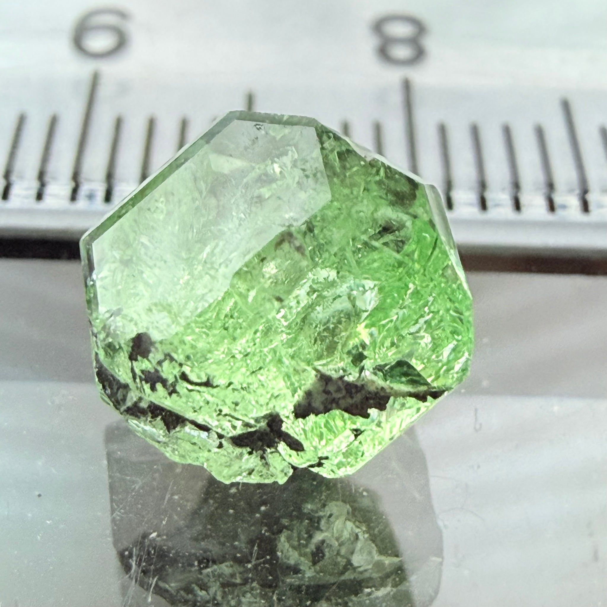 Merelani Mint Garnet Crystal, 4.80ct, Tanzania, Untreated Unheated