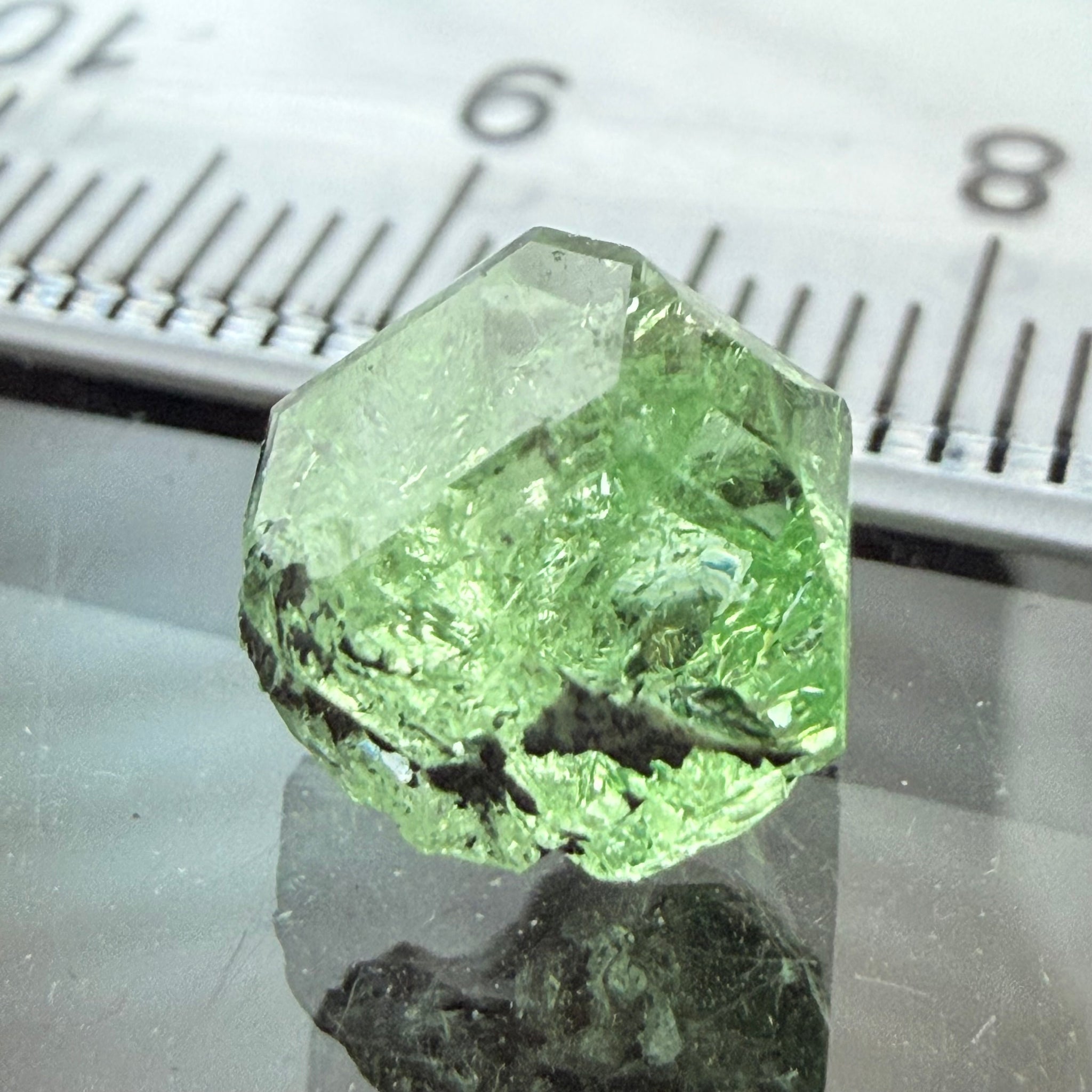 Merelani Mint Garnet Crystal, 4.80ct, Tanzania, Untreated Unheated