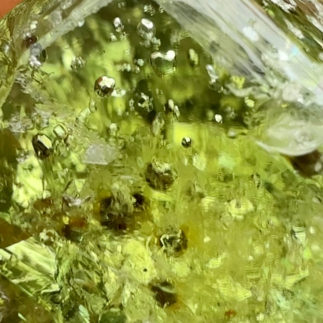 Tourmaline Crystal, 8.88ct, Laletema, Untreated Unheated, heavily included but great as a specimen, you must see the video of the inclusions zoomed in