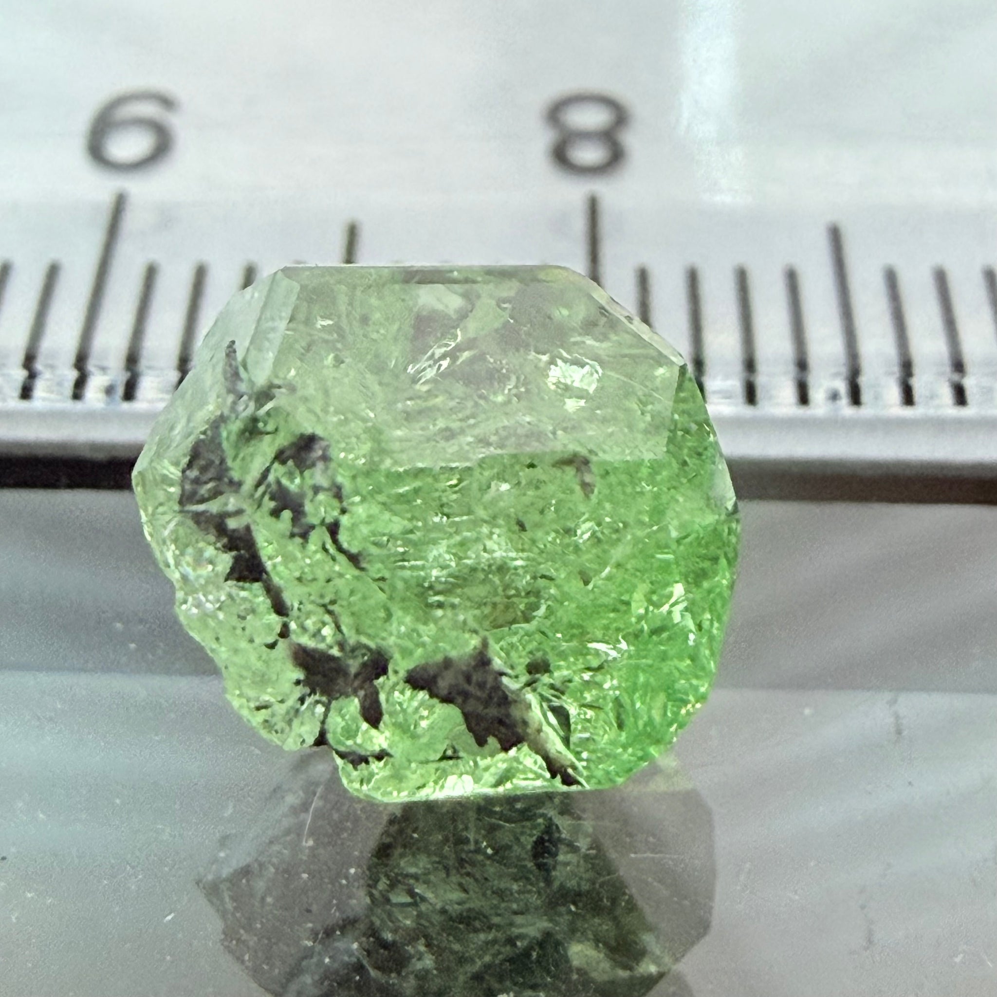 Merelani Mint Garnet Crystal, 4.80ct, Tanzania, Untreated Unheated