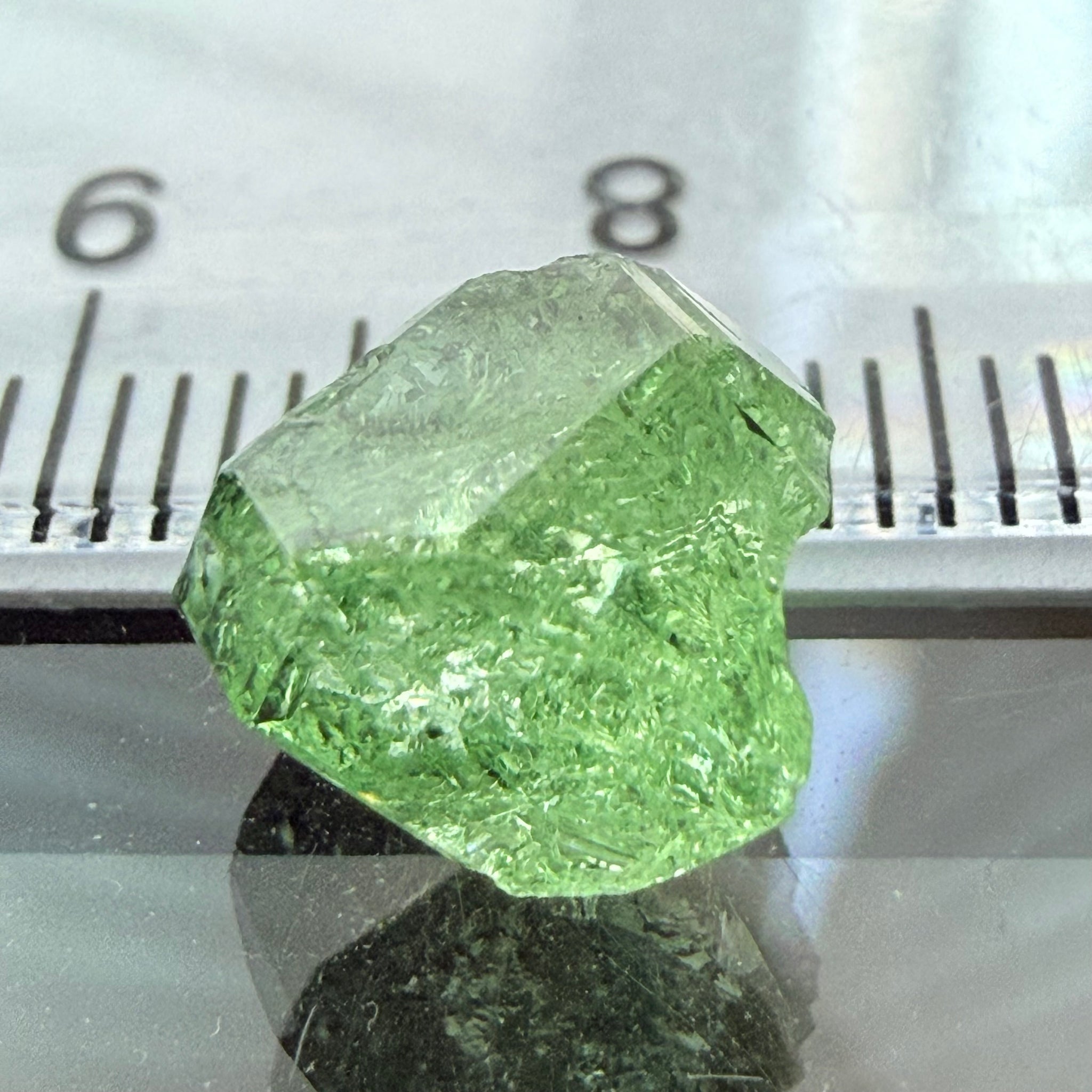 Merelani Mint Garnet Crystal, 4.80ct, Tanzania, Untreated Unheated