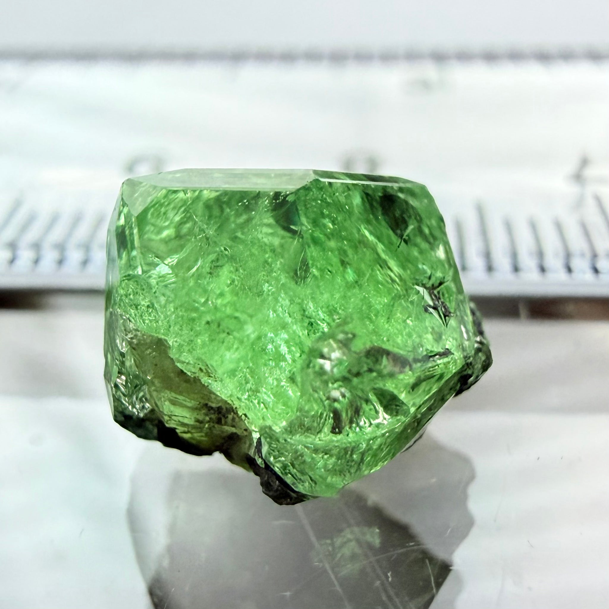 Merelani Mint Garnet Crystal, 9.54ct, Tanzania, Untreated Unheated