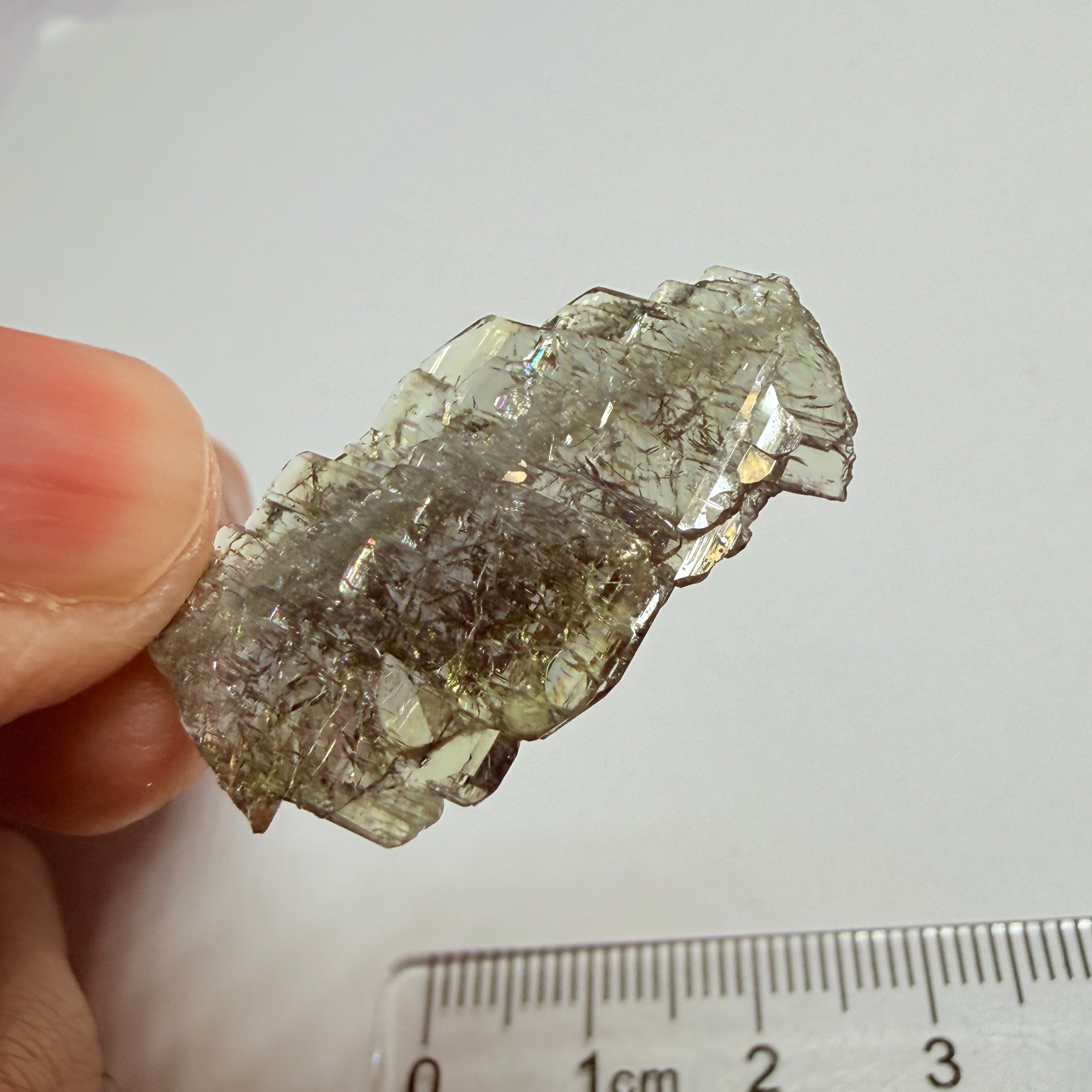 Tanzanite Crystal, 13.05ct, Merelani, Tanzania, Untreated Unheated, a complex crystal floater, crystallised on both sides