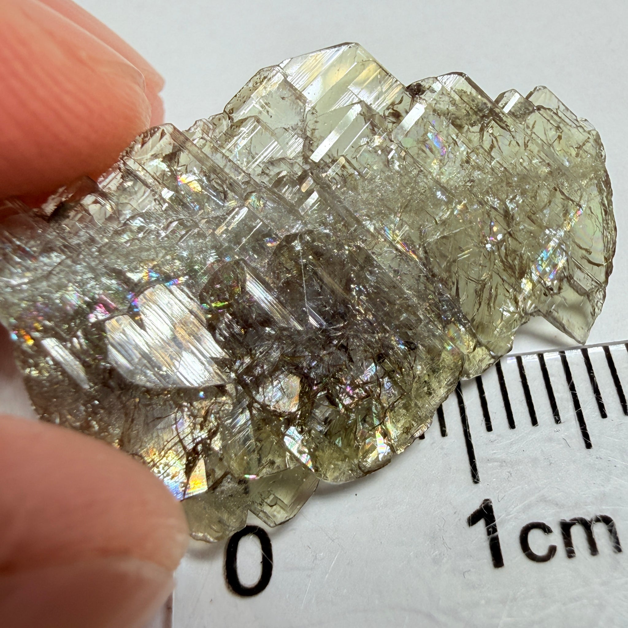 Tanzanite Crystal, 13.05ct, Merelani, Tanzania, Untreated Unheated, a complex crystal floater, crystallised on both sides